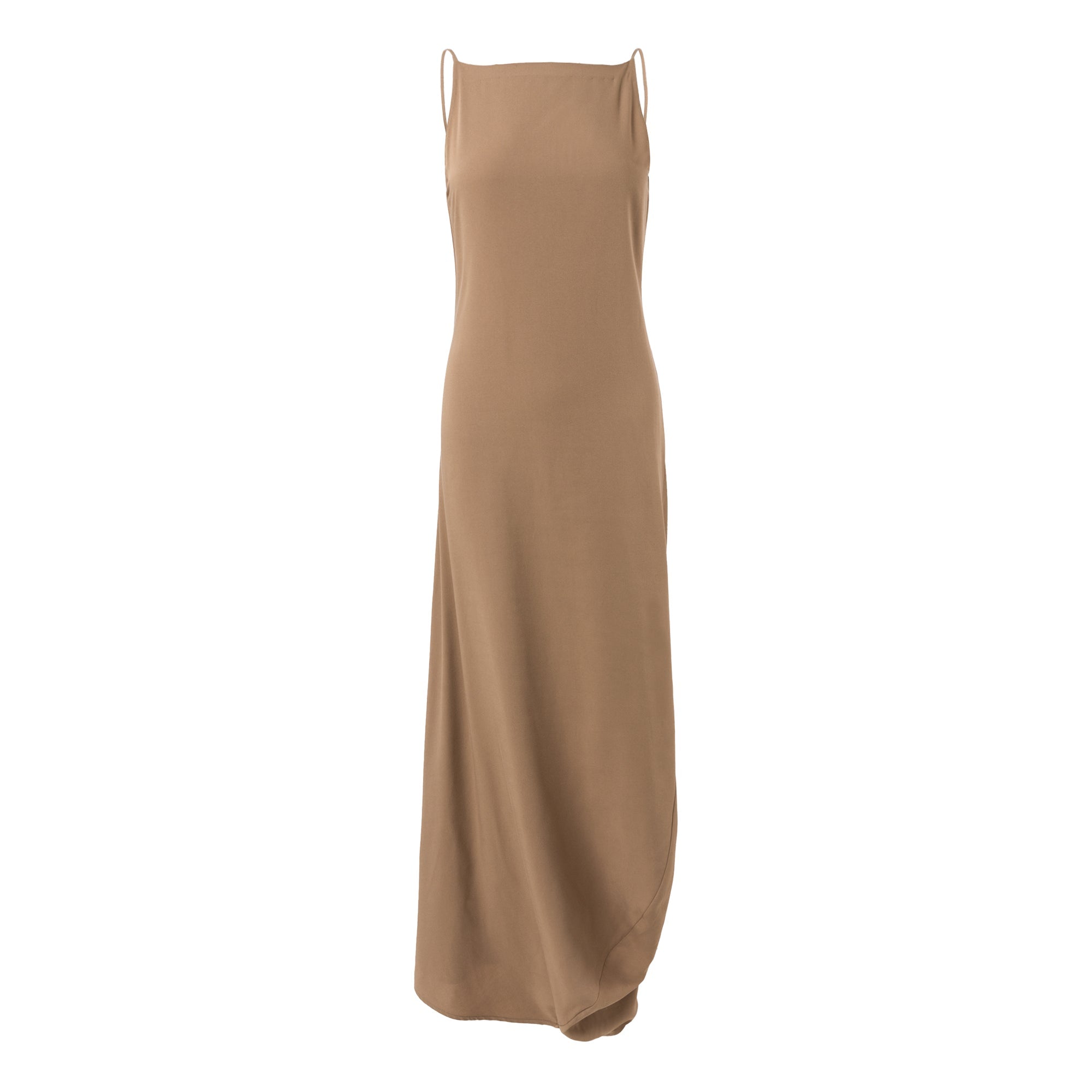 cocoon maxi dress Ther. Camel Backless Cocoon Dress