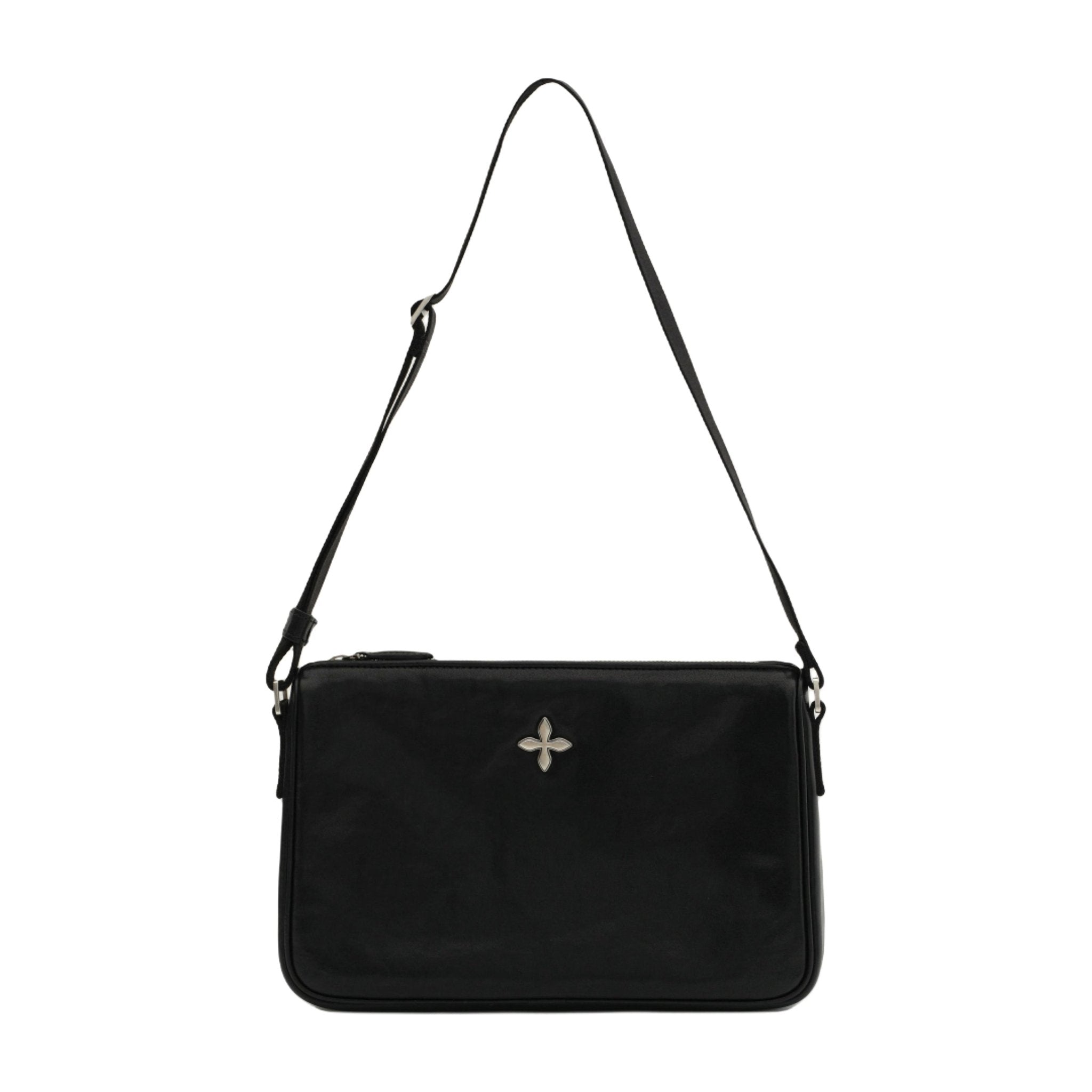 COMPASS Badge Cross Badge Black Backpack (Medium)