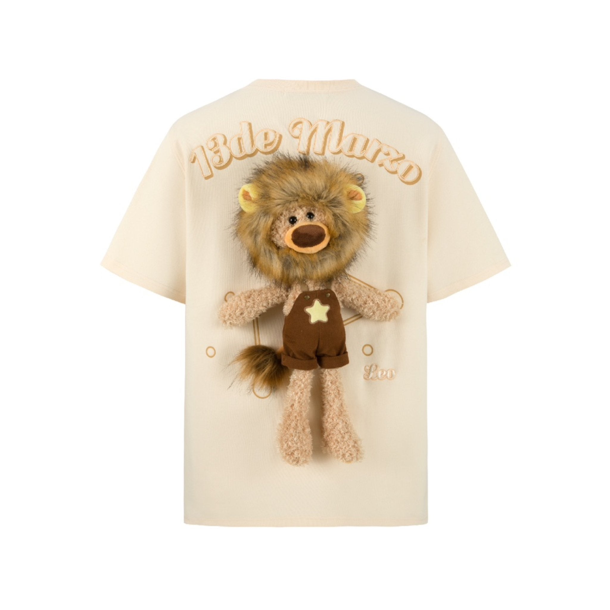 13DE MARZO イエロー 長袖シャツ Sサイズ ぬいぐるみ付き