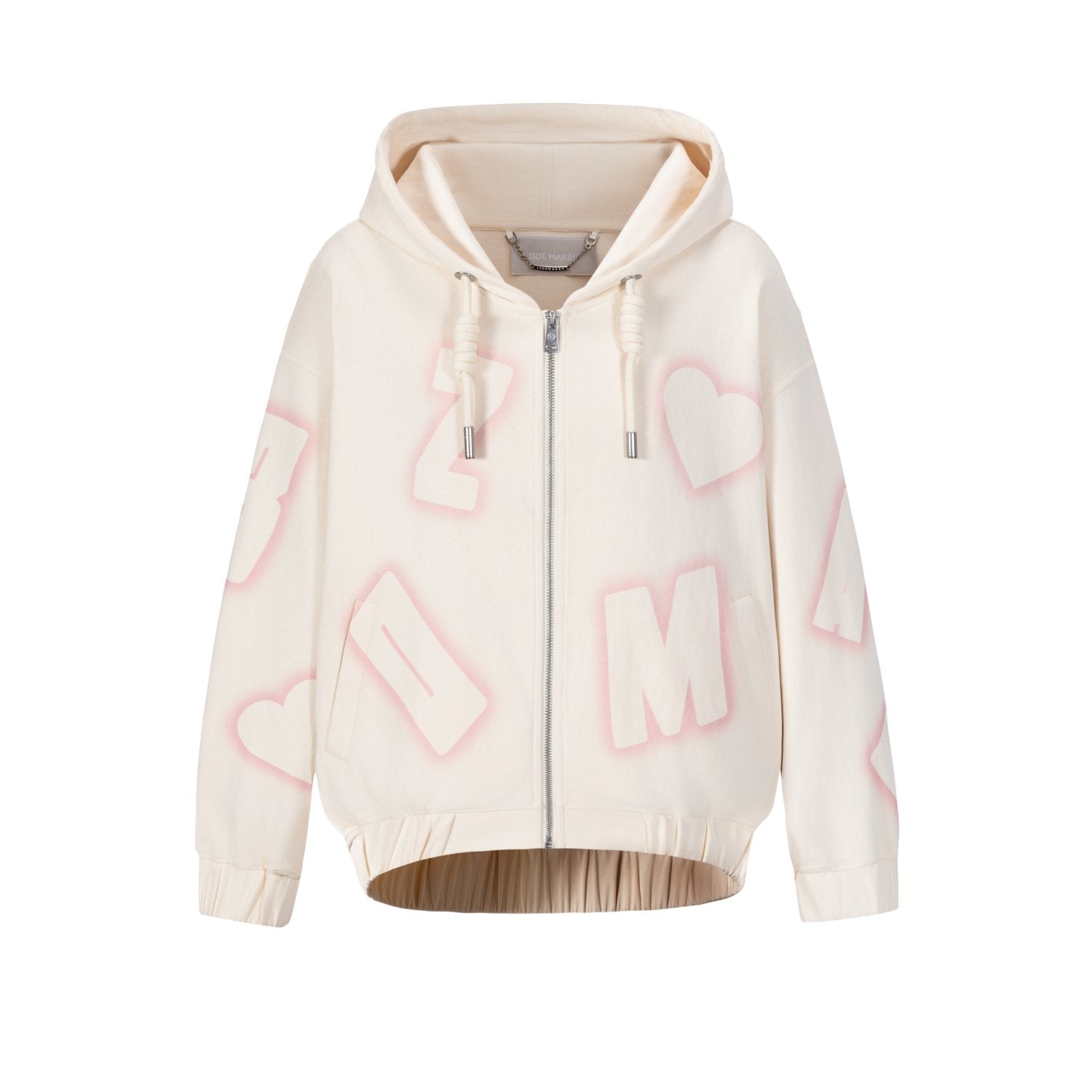 Digital Logo Monogram Hoodie In Pink MADAX