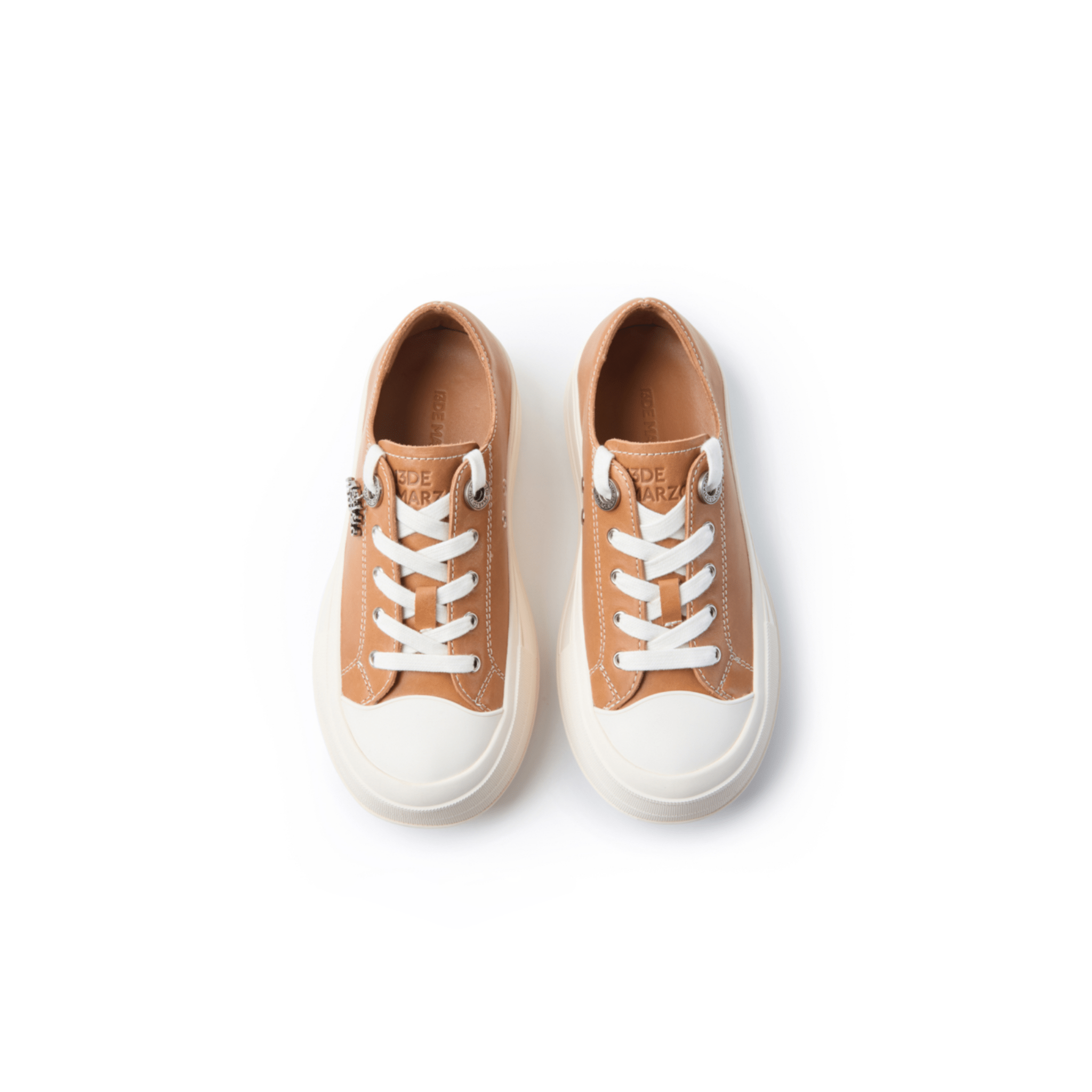 Doozooシリーズカジュアルプラットフォームシューズ、ライトブラウン