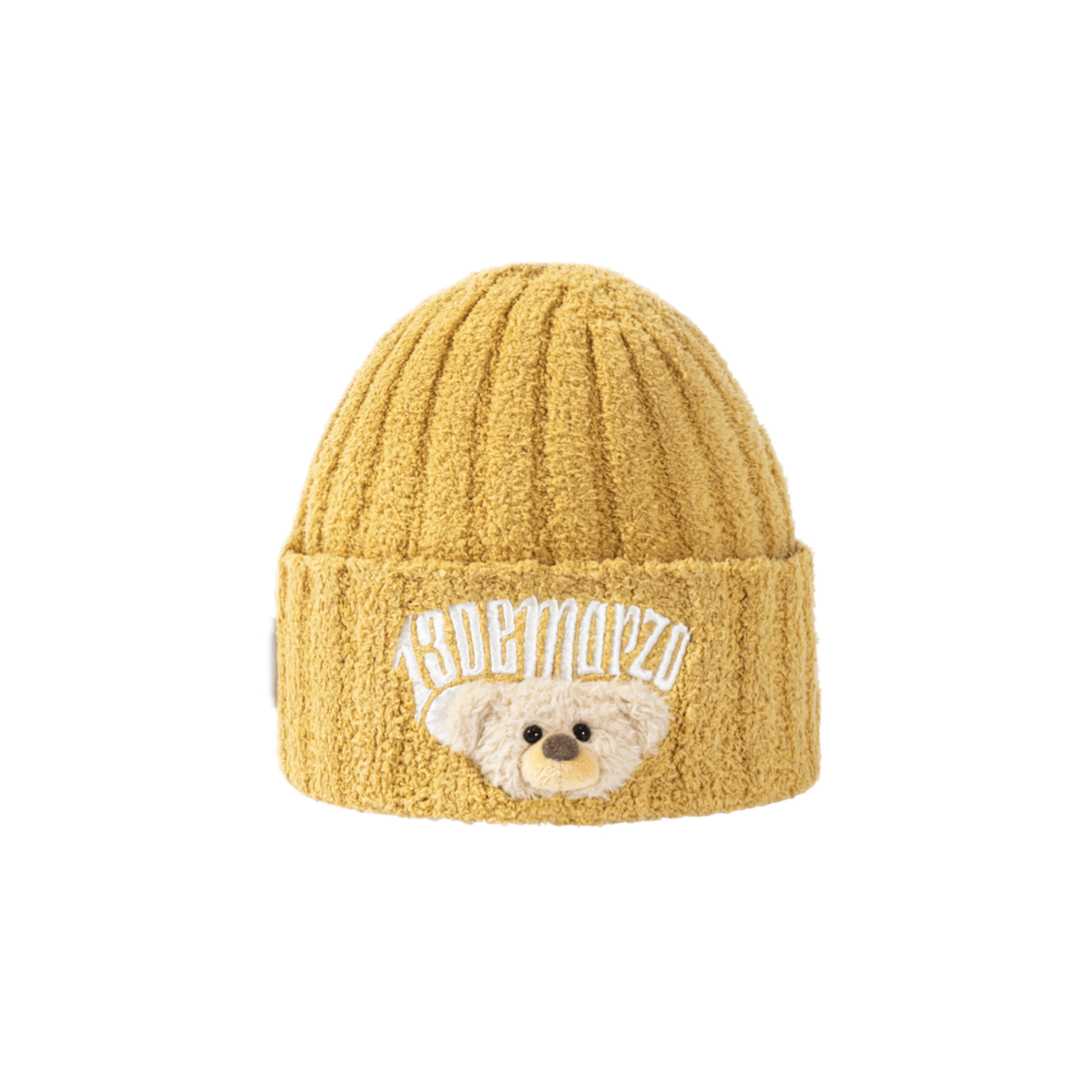 Yellow Teddy Bear Beanie Hat Funshine Bear Care Bears Knit Hat | Care Bears Accessories main image 3
