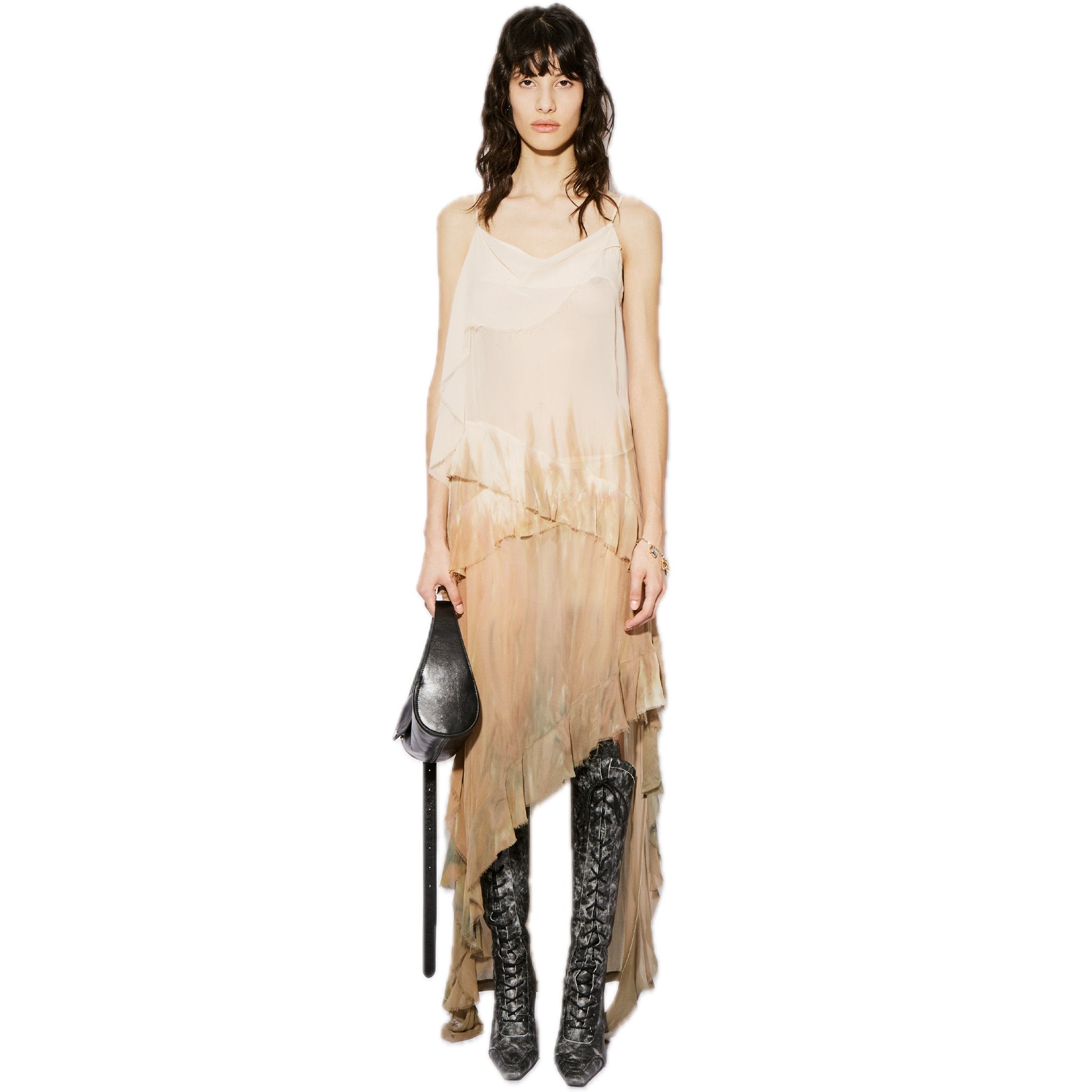 slip dress layered Vince Chiffon Layered Slip Dress
