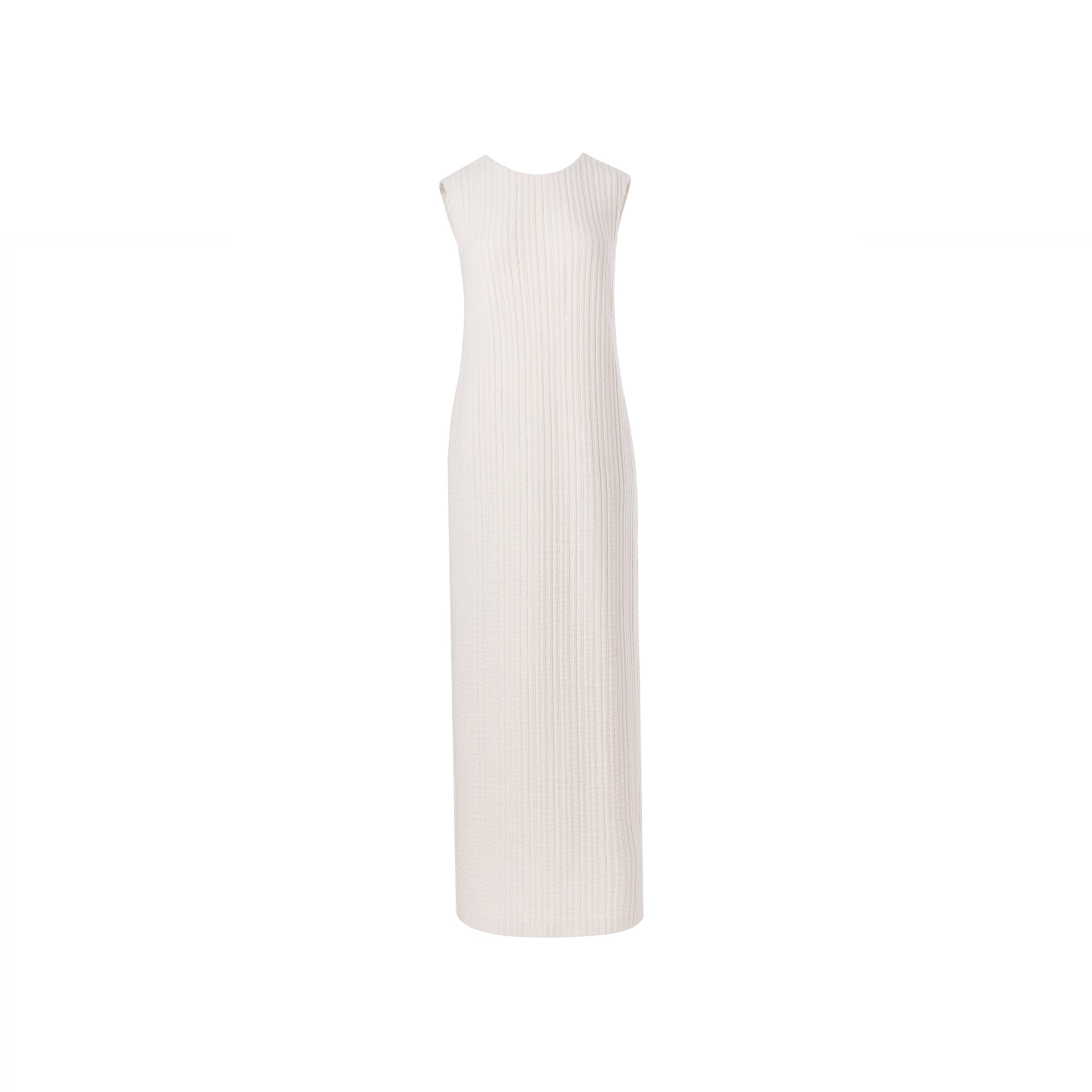Ther. Beige Knitted Cotton Dress
