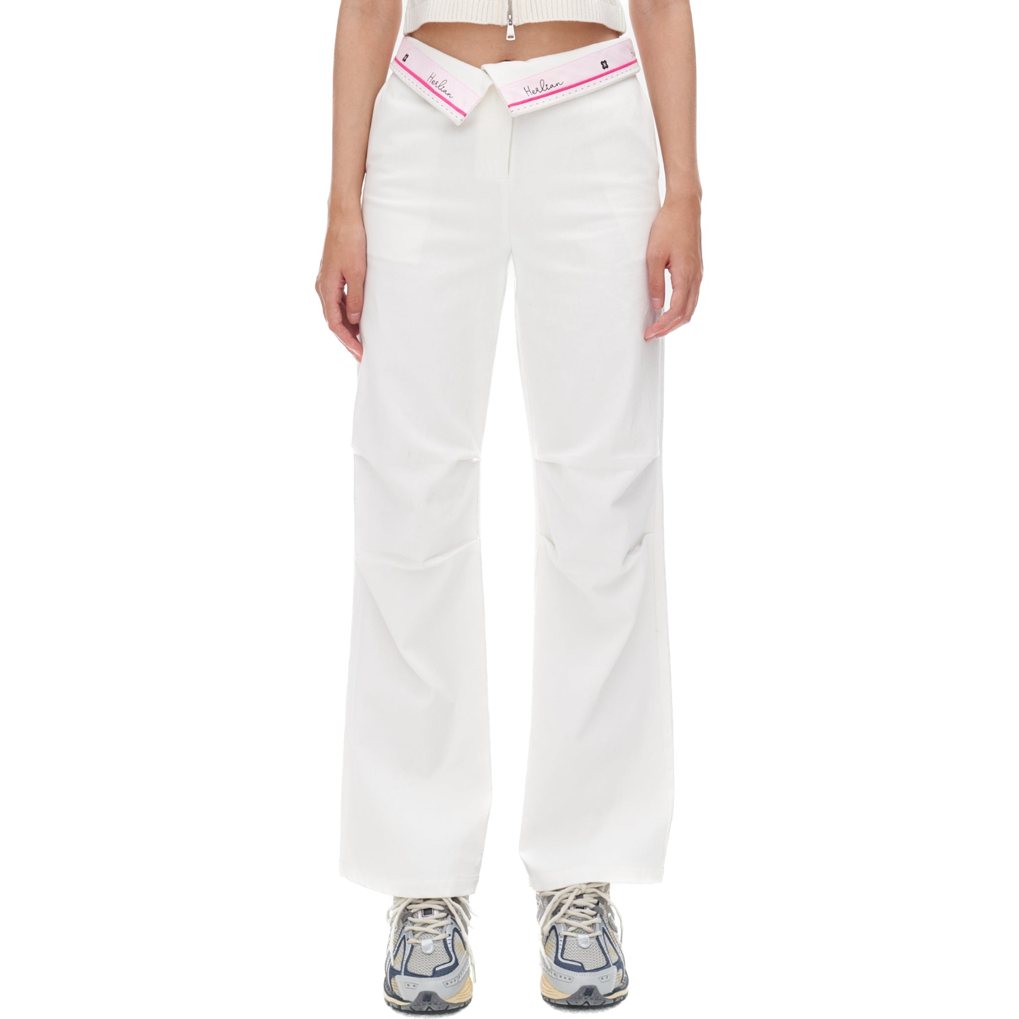 KHALHON' SIGNATURE PANTS (WHITE)
