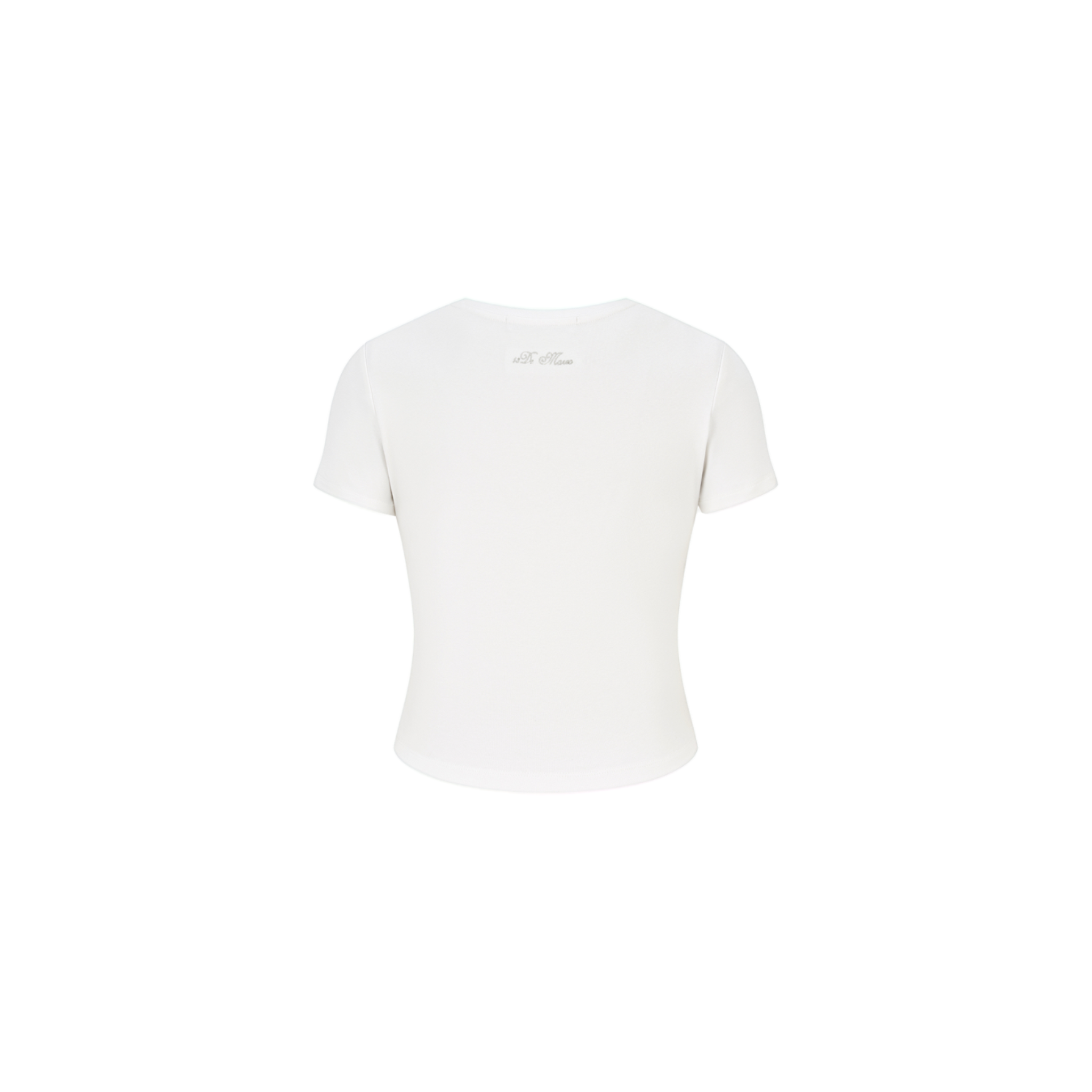 Bear Magic Mirror Short-Sleeve T-Shirt in White