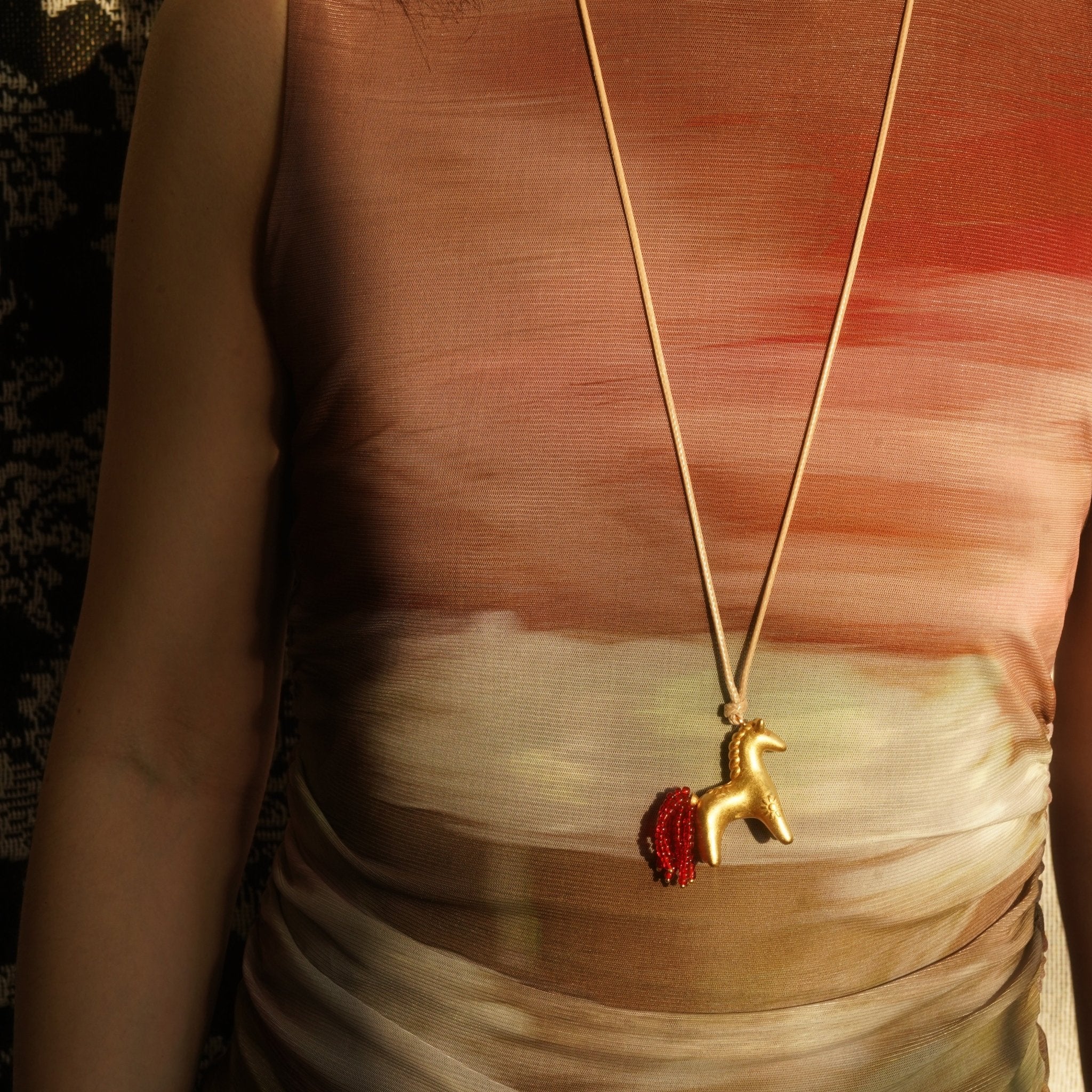 ToneTale 18K Gold Pony Sunny Long Necklace | MADAX