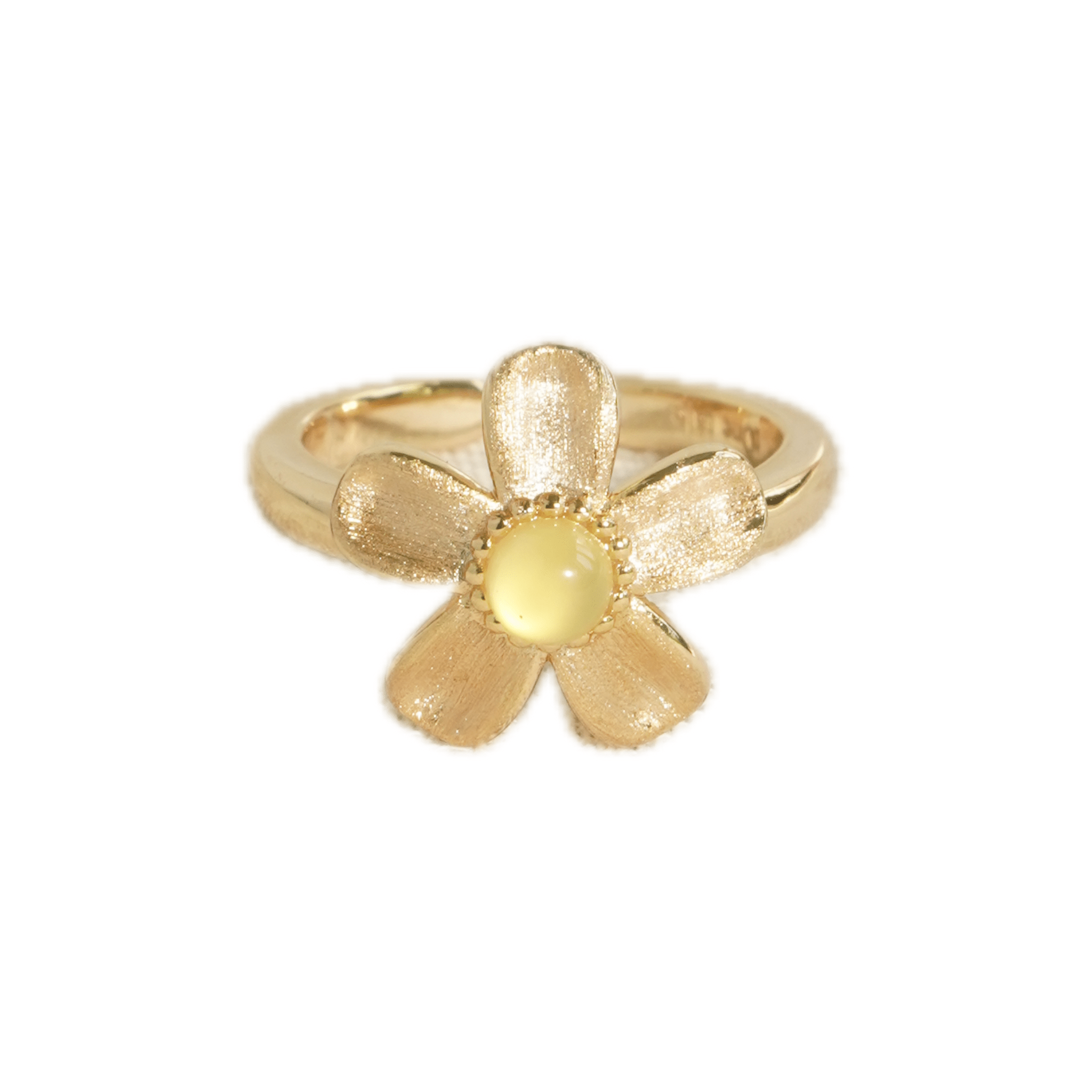 ToneTale 18K Gold Shimmering Star Flower Ring | MADAX