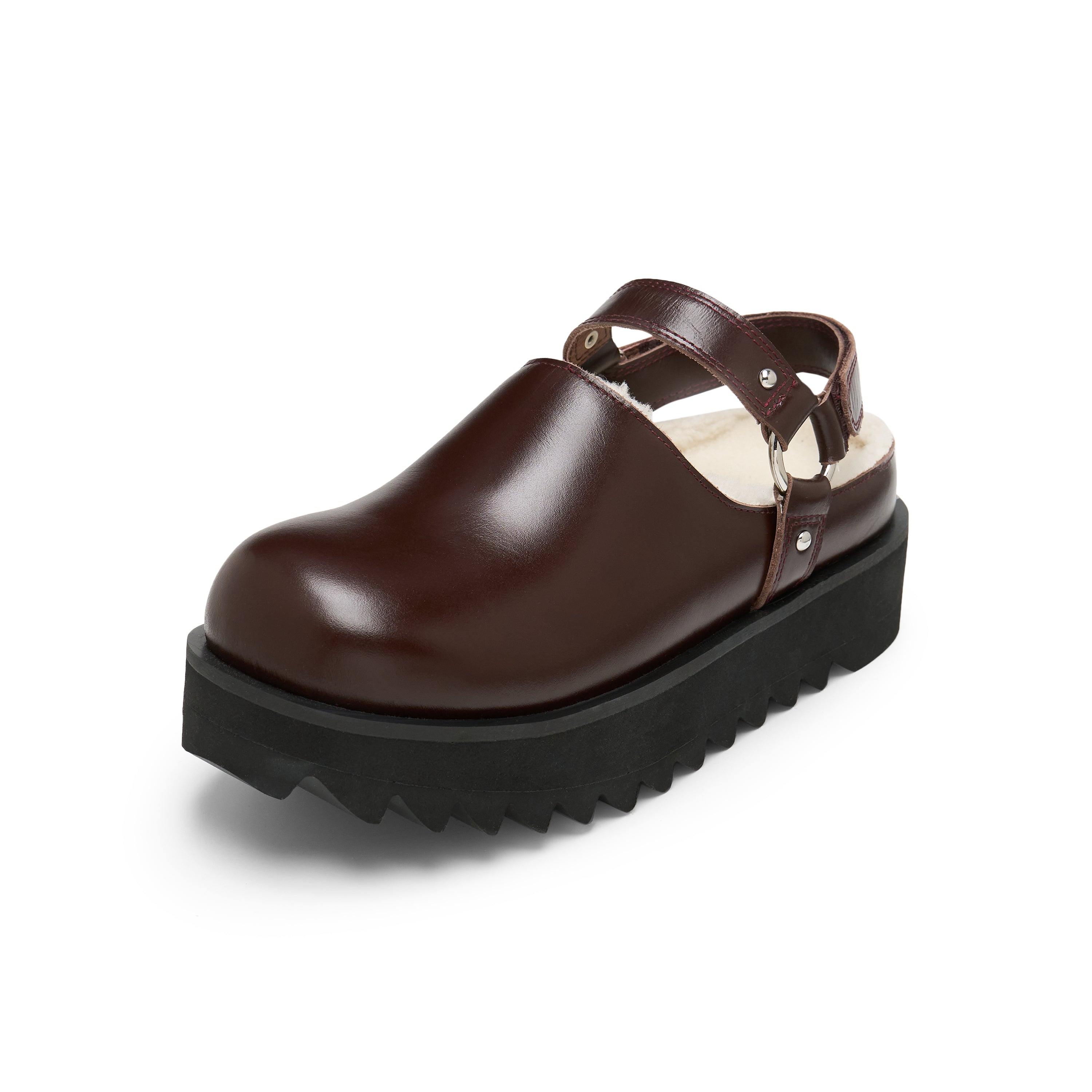 Double Velcro Birkenstock Slippers In Brown