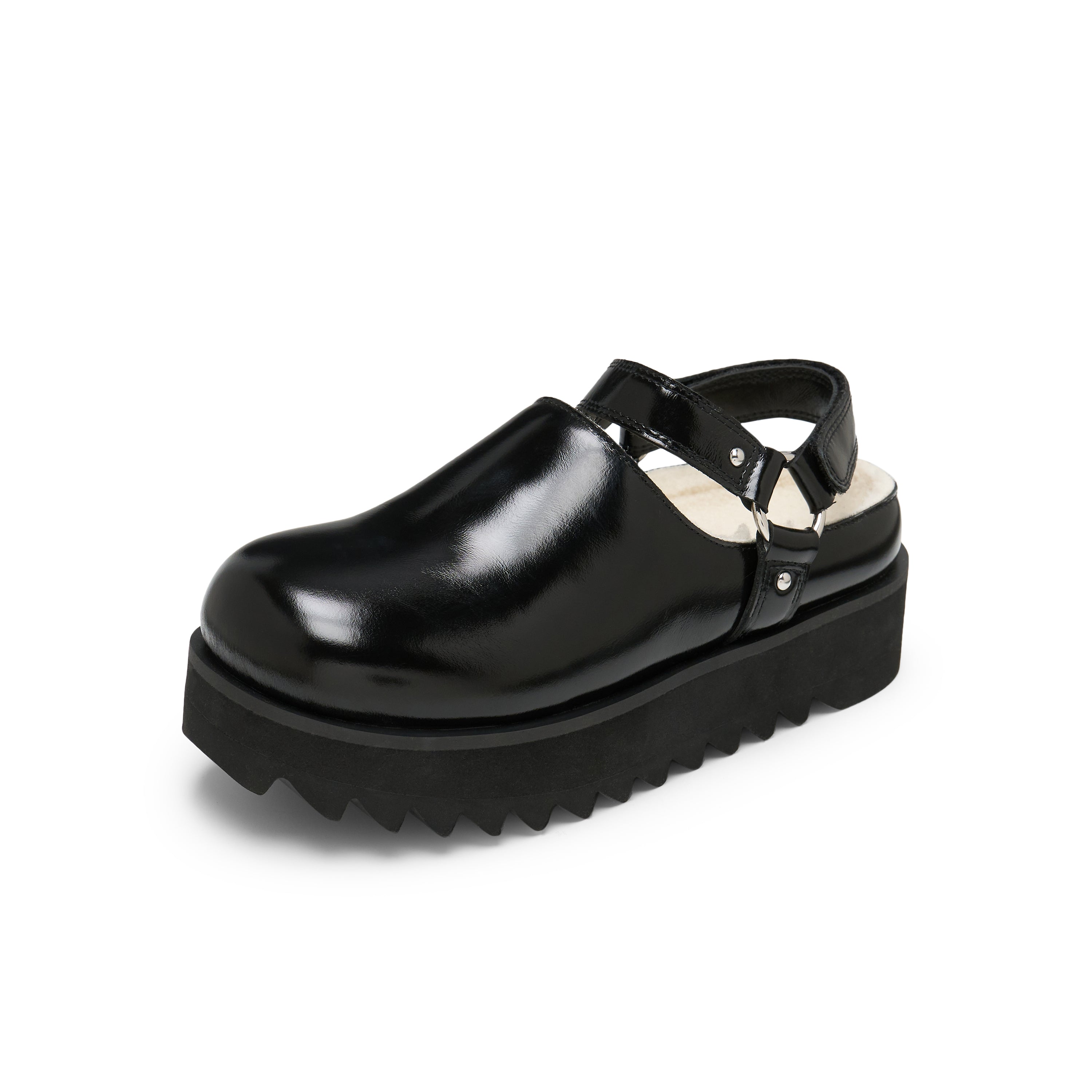 Double Velcro Birkenstock Slippers In Black