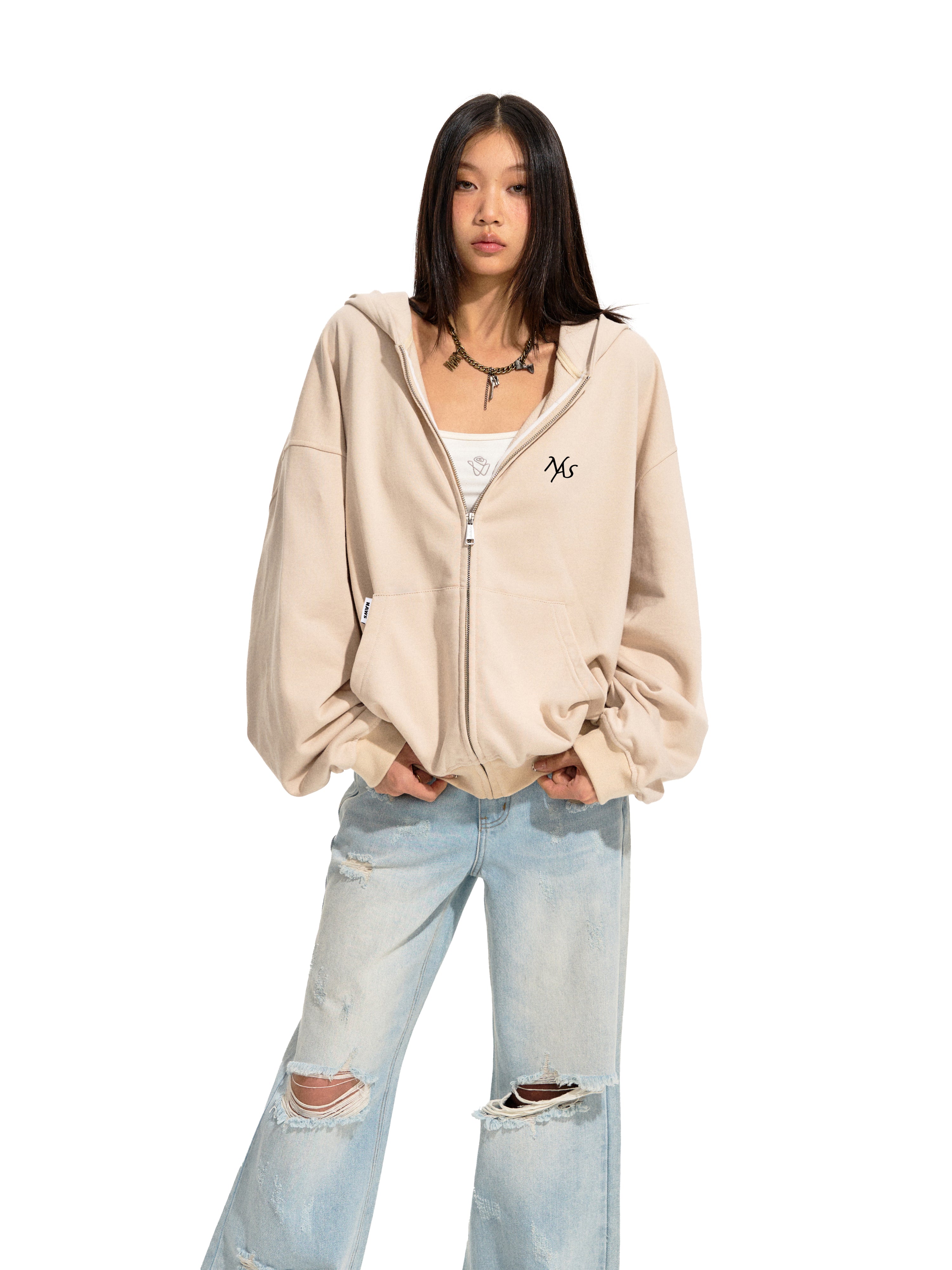 Oat Classic Zipper Hoodie