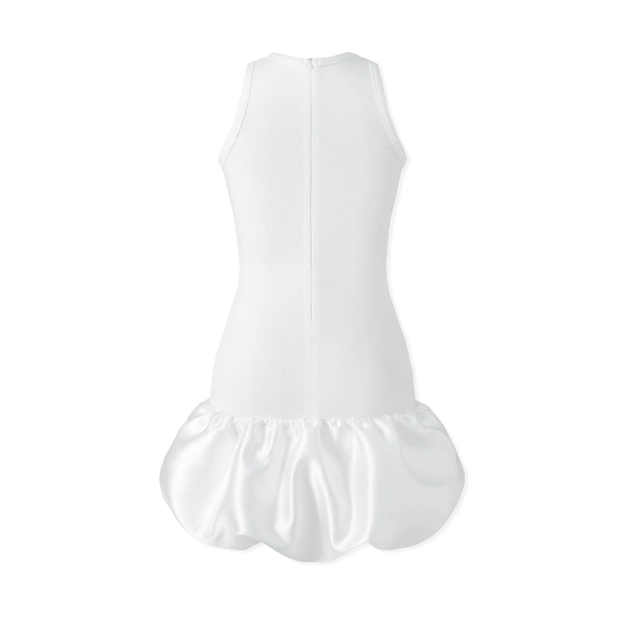 NAWS 3 Carat Bud Dress in White | MADAX