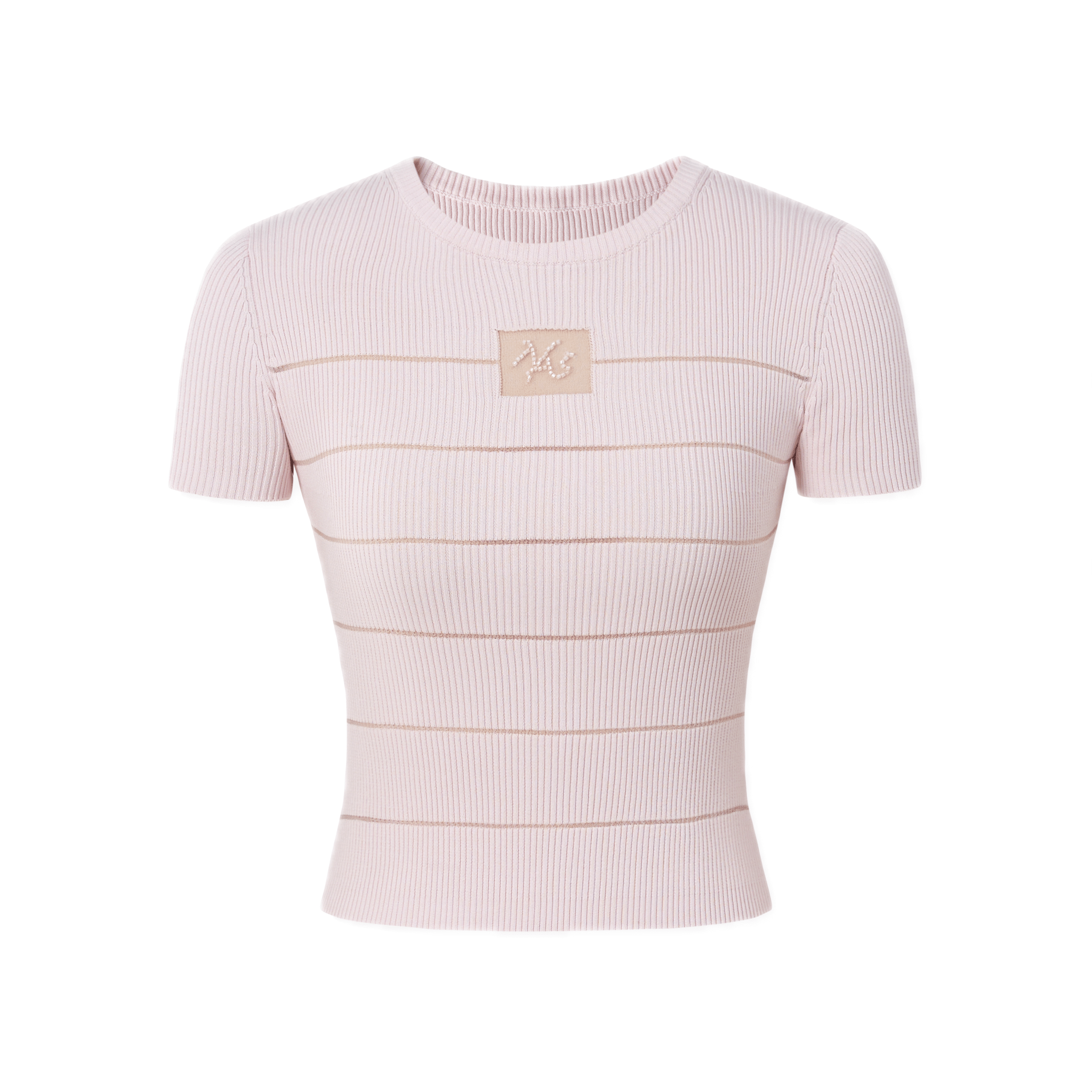 NAWS 3 Carat Ice Knitted Tee in Pink | MADAX