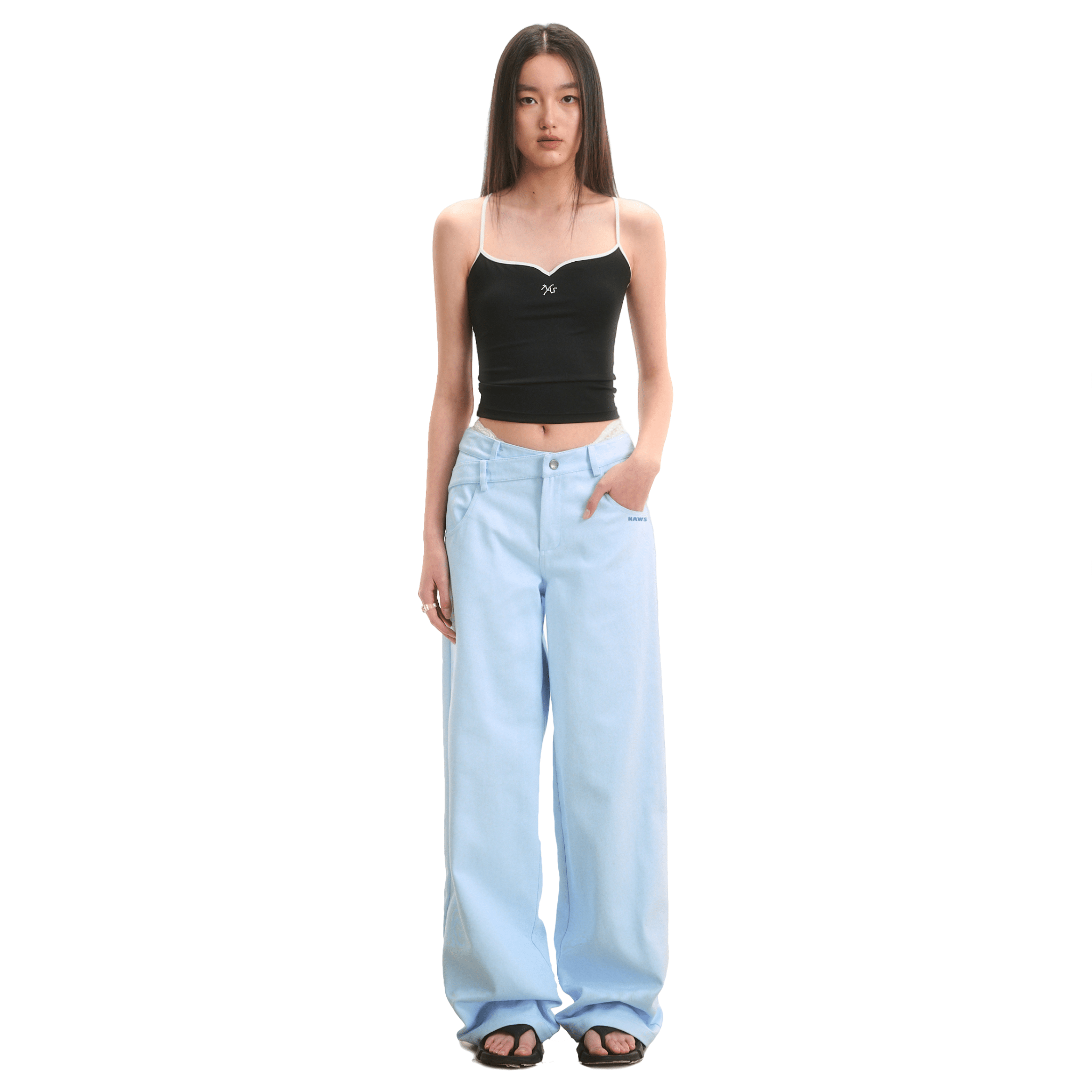 NAWS 3 Carat Mermaid Vest in Black | MADAX