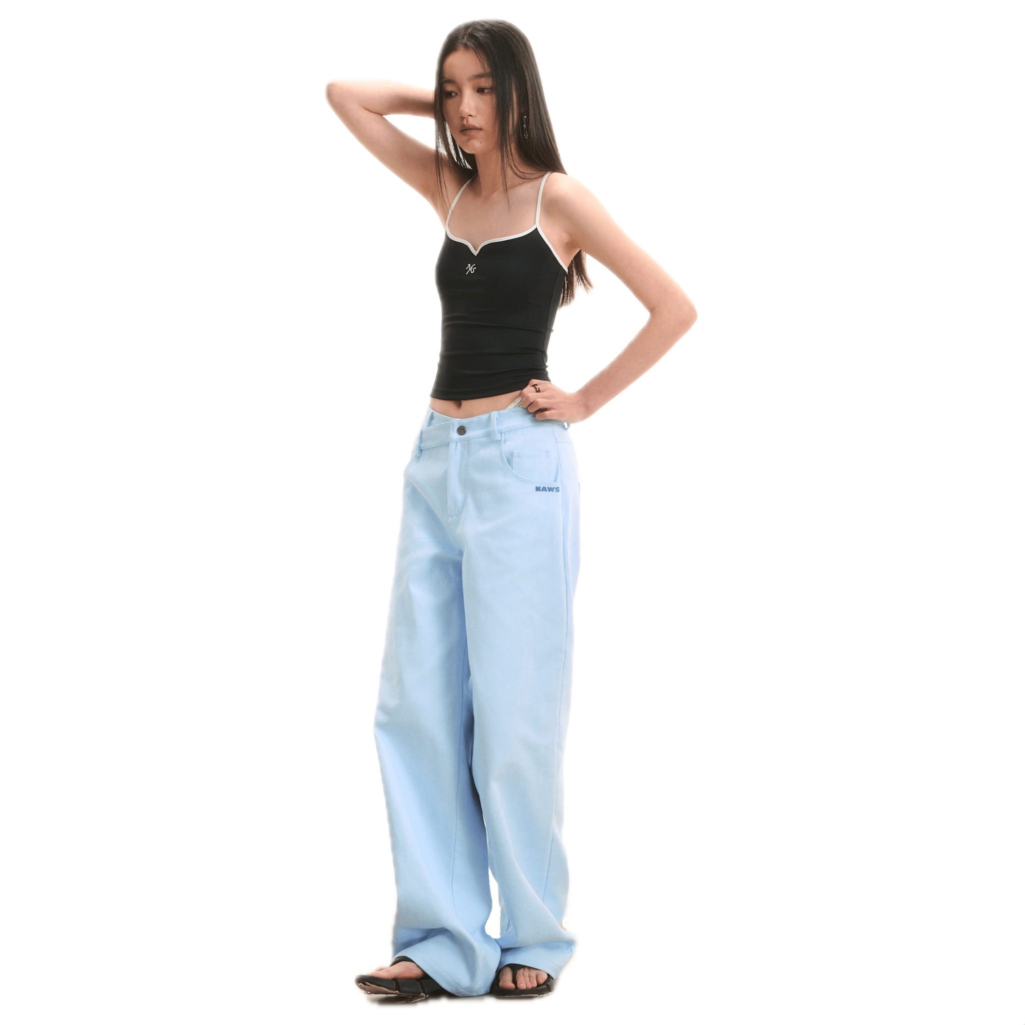 NAWS 3 Carat Mermaid Vest in Black | MADAX