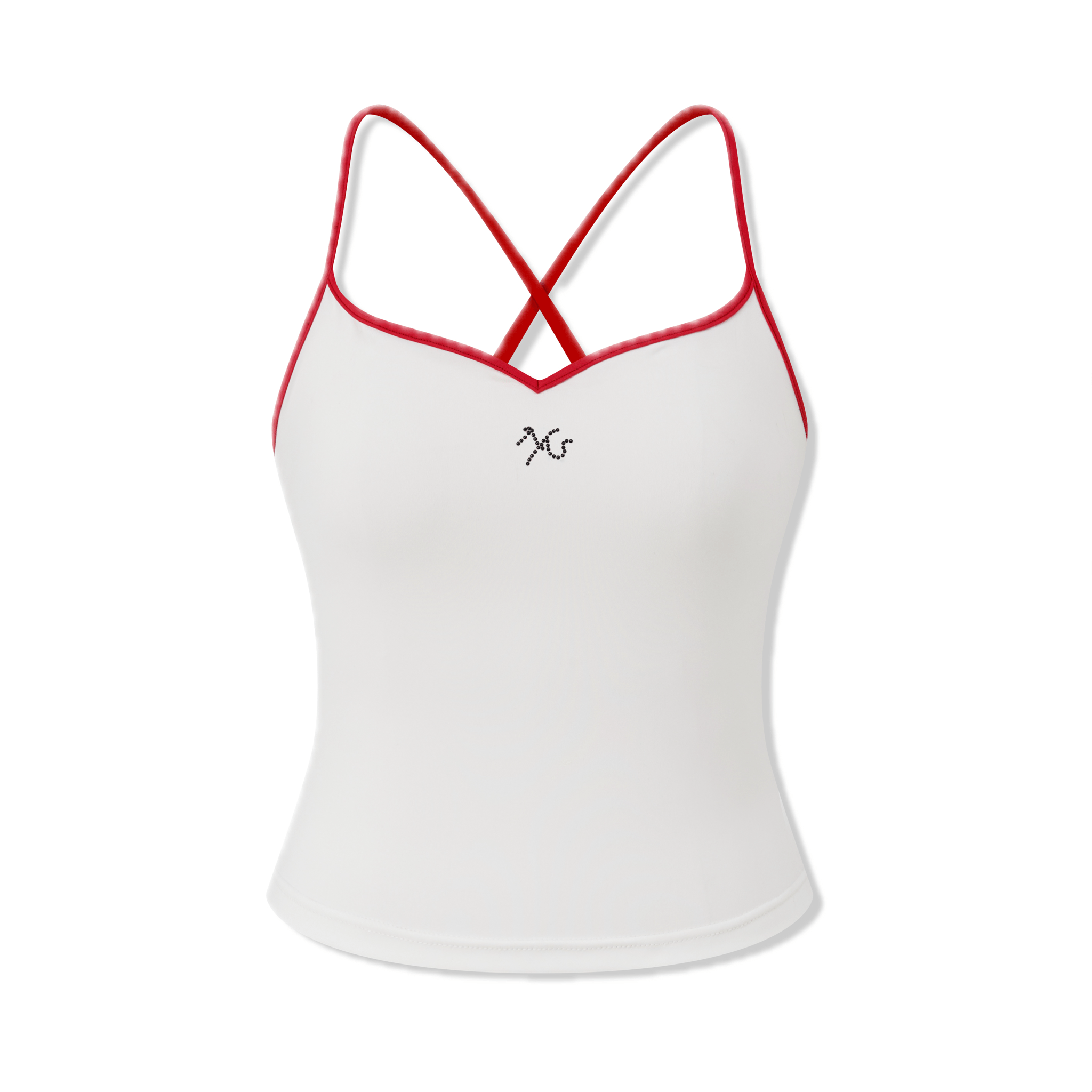 NAWS 3 Carat Mermaid Vest in Burgundy Red and White | MADAX