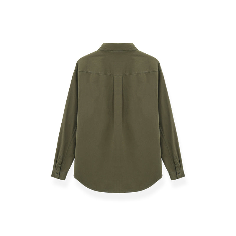 Olive Classic Washed Shirt