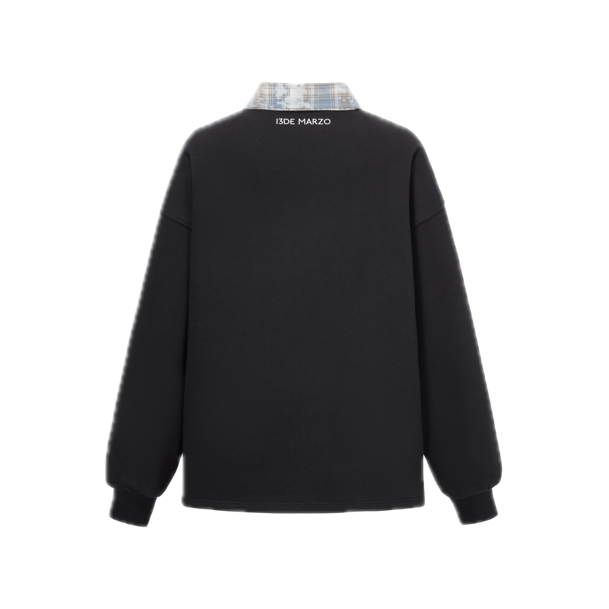 13DE MARZO 3D Bear Hooded Pullover Sweatshirt in Black | MADAX