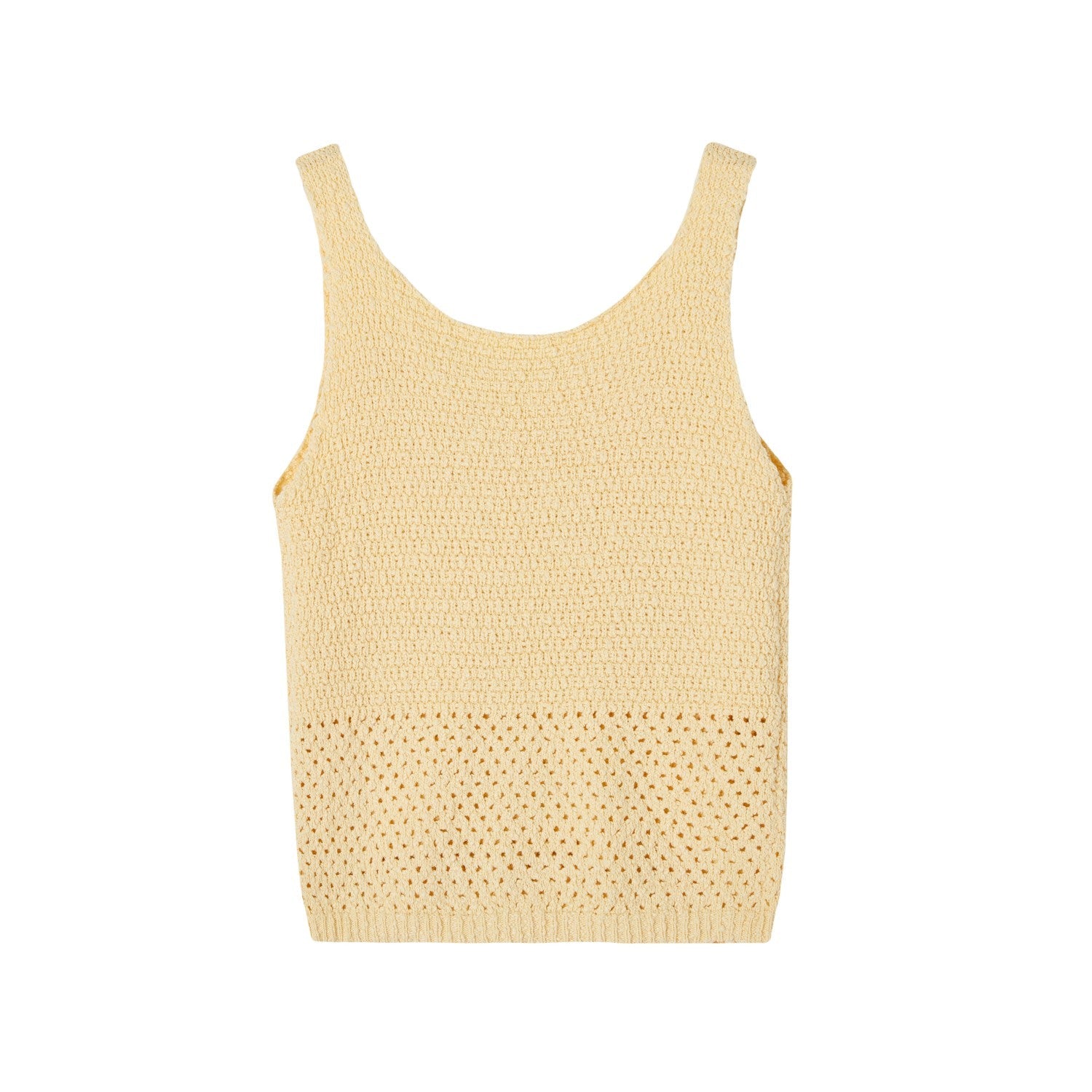 SOMESOWE 3D Handmade Flower Crochet Vest In Yellow | MADAX