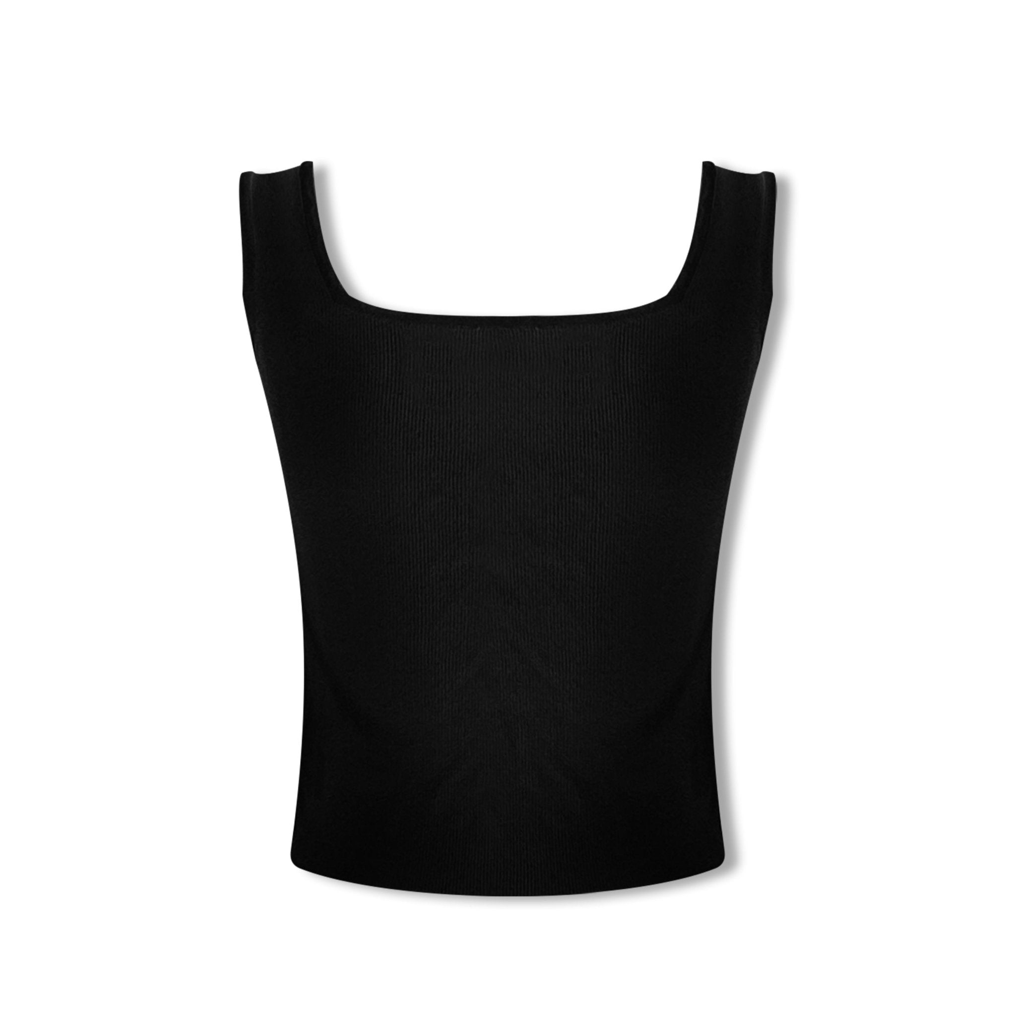 AIMME SPARROW 3D Rose Diamond Vest In Black | MADAX