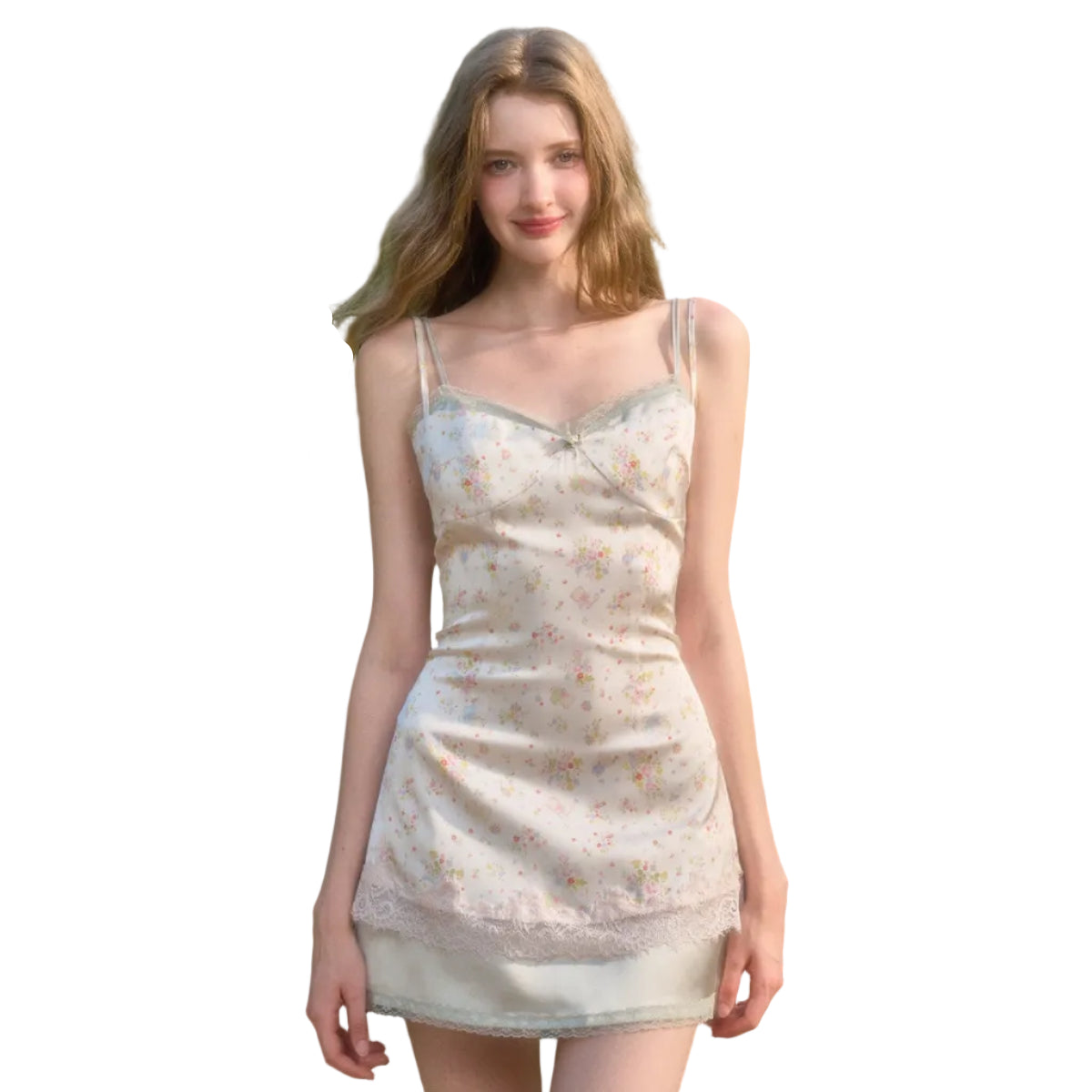 About The Bear-Themed Dress in White