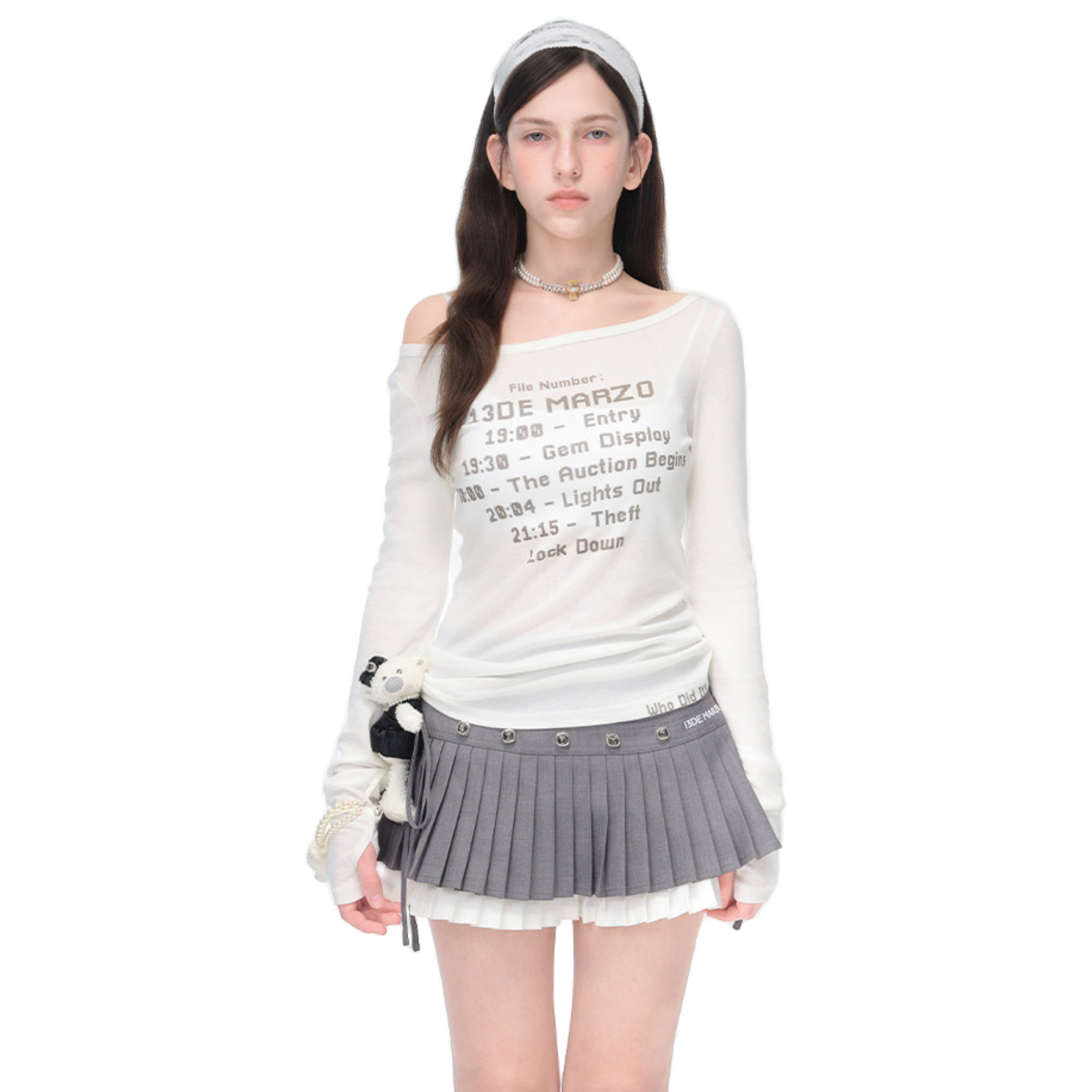 Timeline Base Layer T-shirt in White