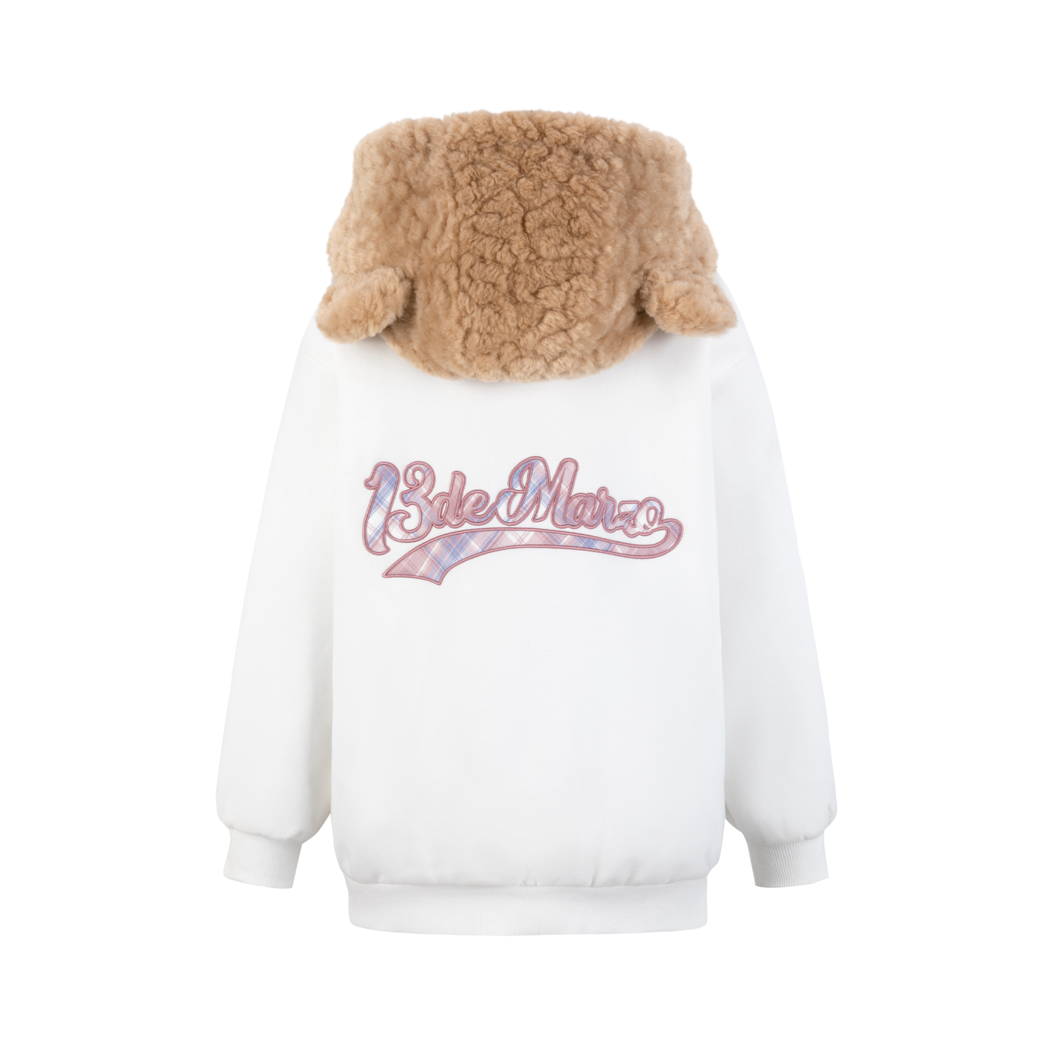 Bear Zip Fuzzy Hoodie