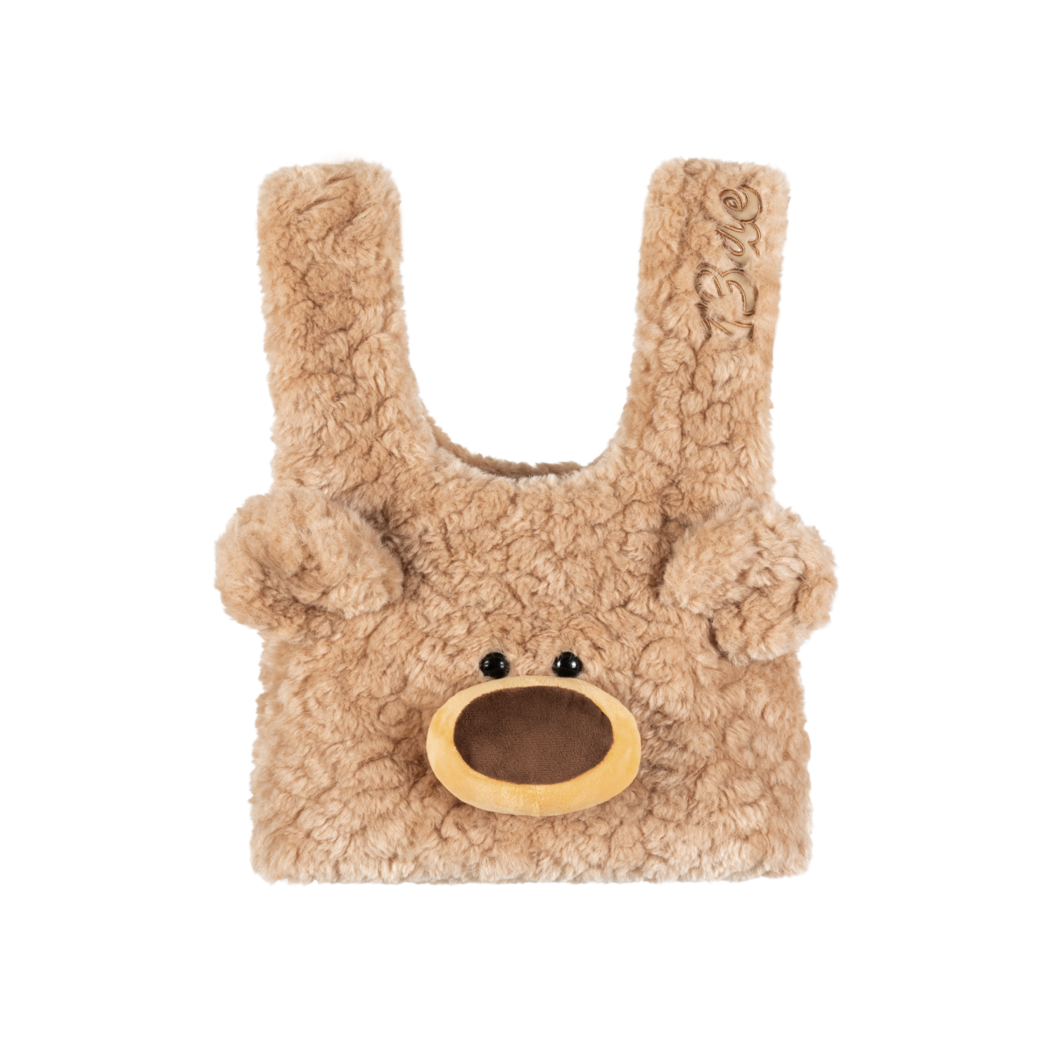 Doozoo Fuzzy Handbag In Brown