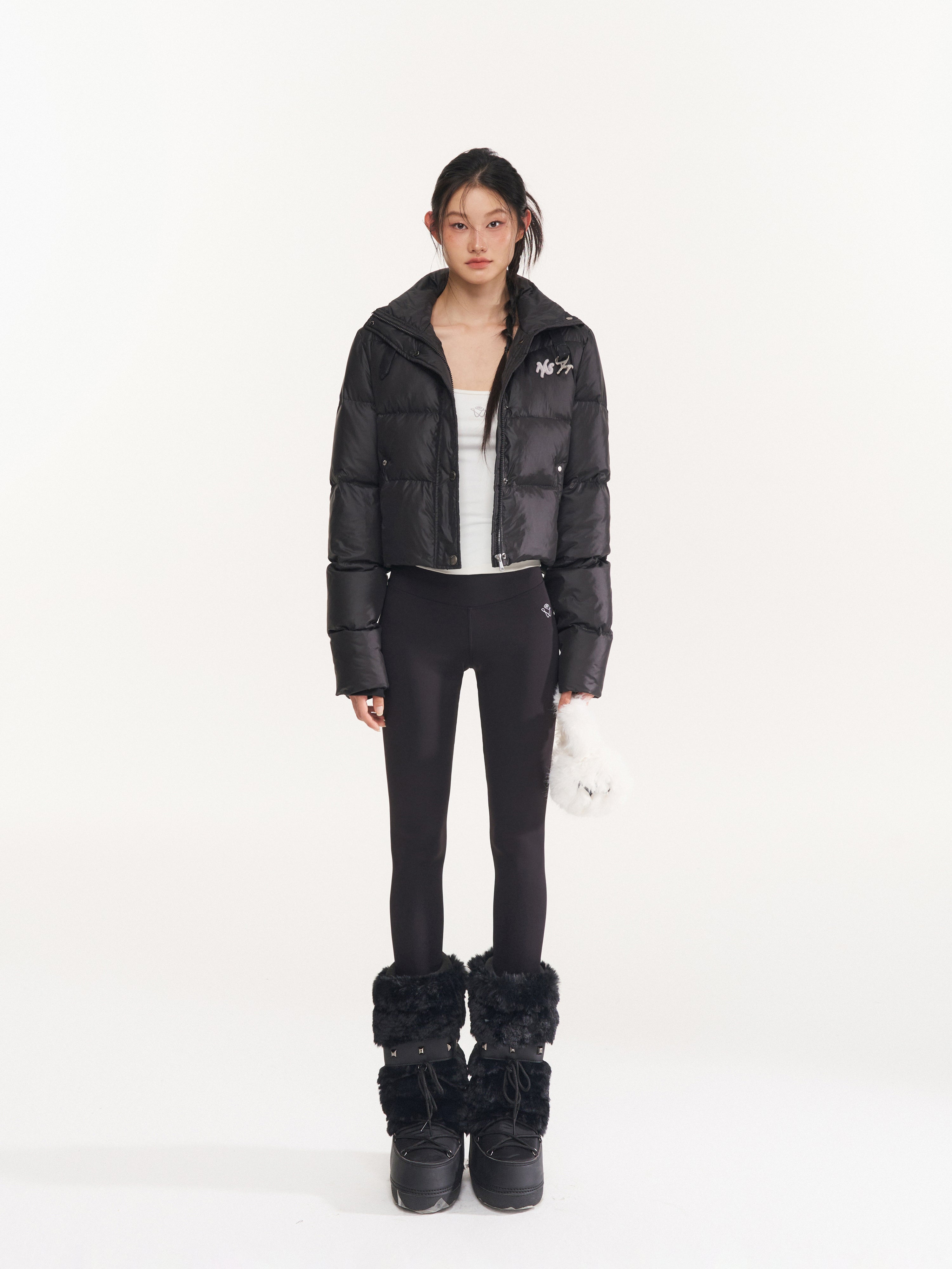 Black Cloud Down  Puff Jacket