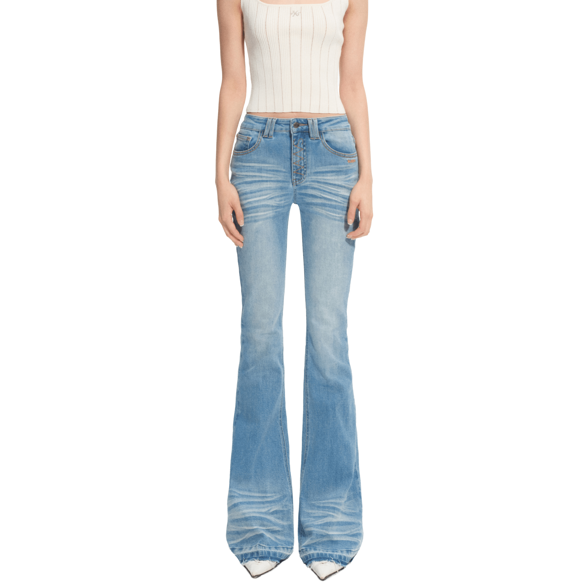 NAWS +5cm N1 Jeans in Glacier Blue | MADAX