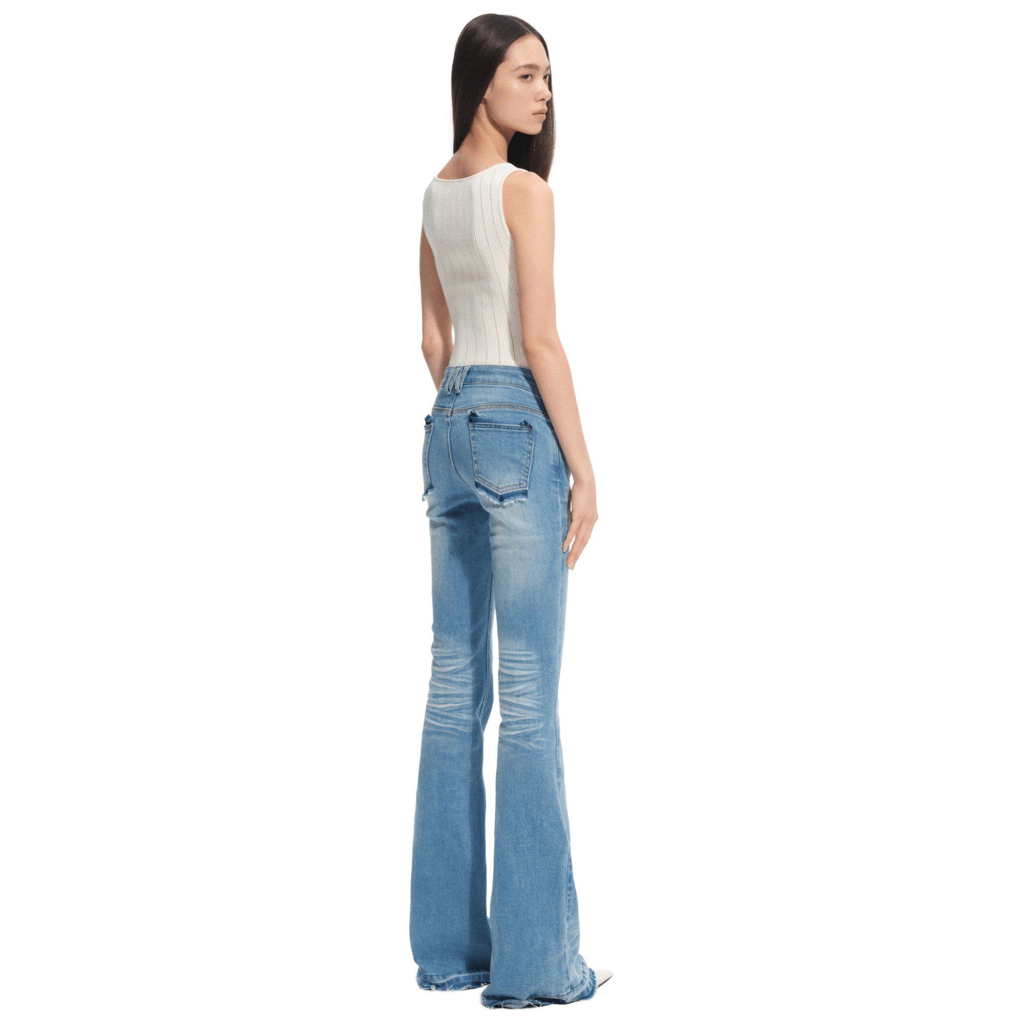 NAWS +5cm N1 Jeans in Glacier Blue | MADAX