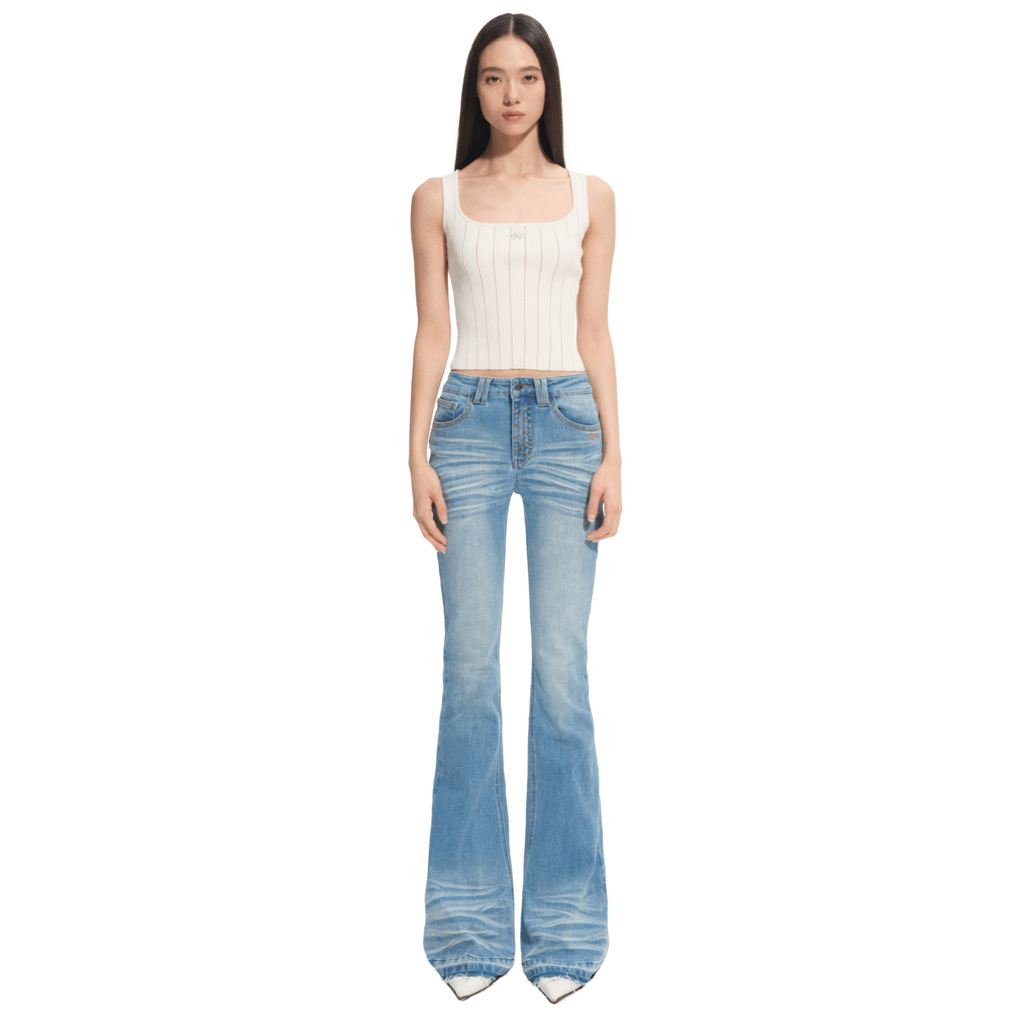 NAWS +5cm N1 Jeans in Glacier Blue | MADAX