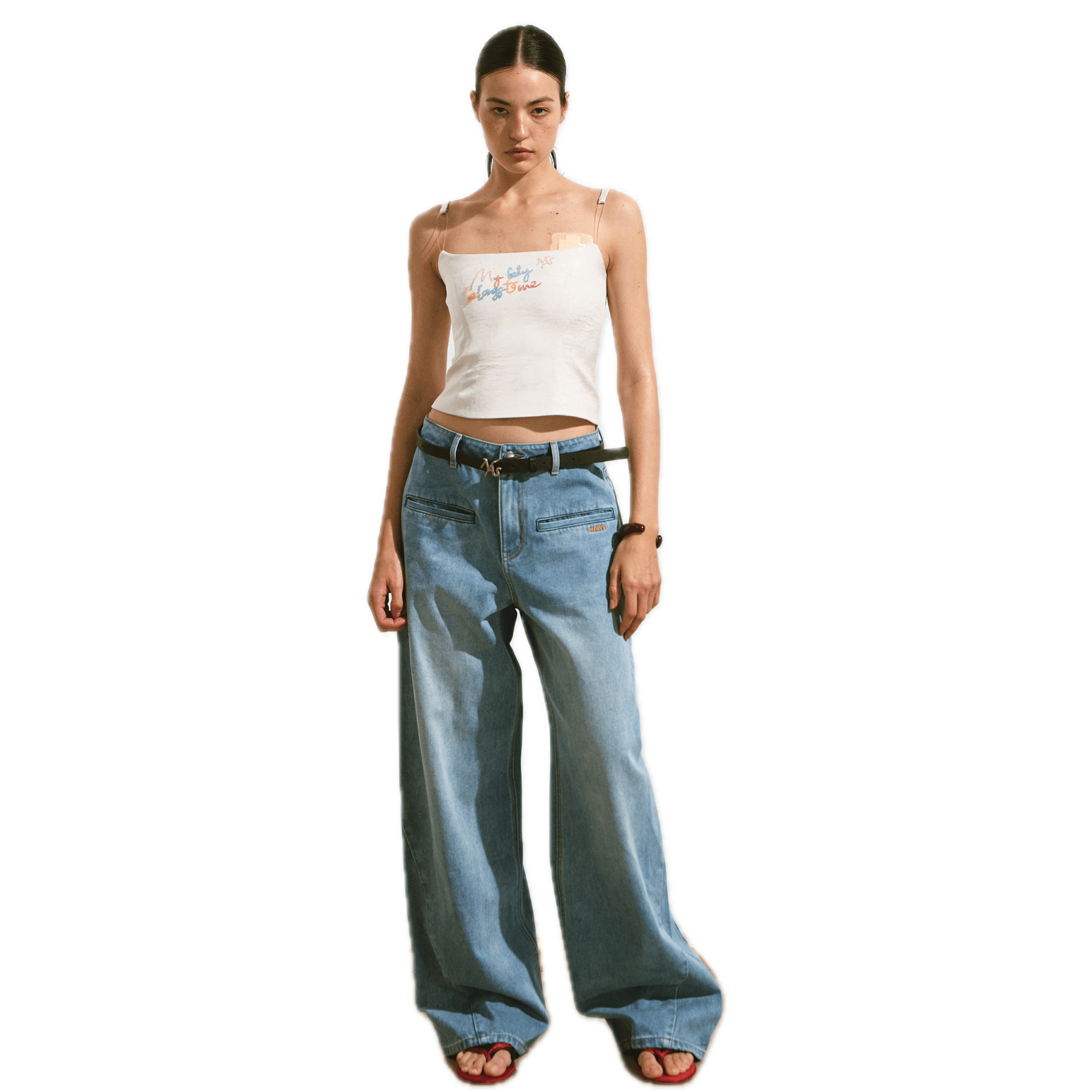 NAWS ＋5CM N3 Jeans in Blue | MADAX