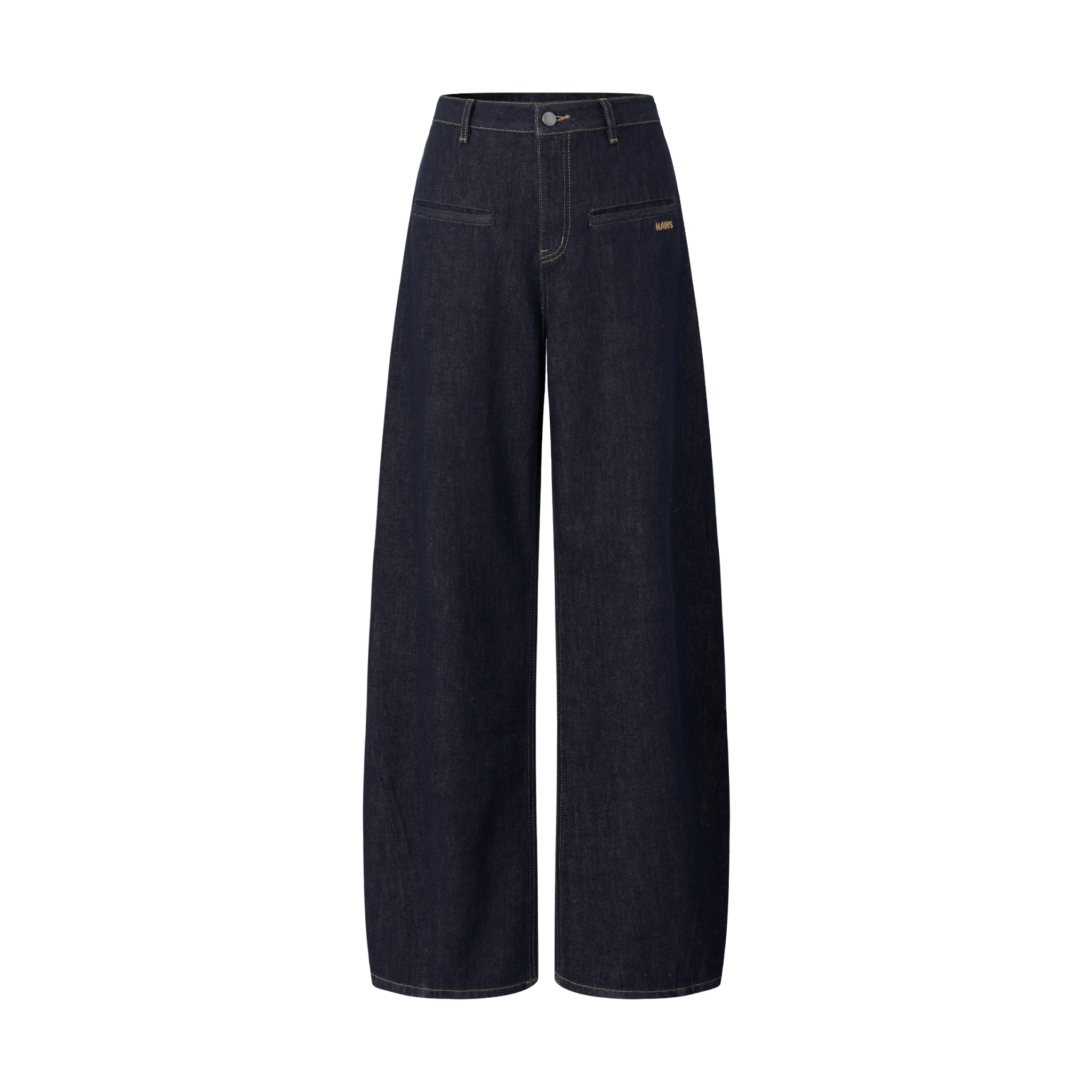 NAWS ＋5CM N3 Jeans in Raw Denim Blue | MADAX