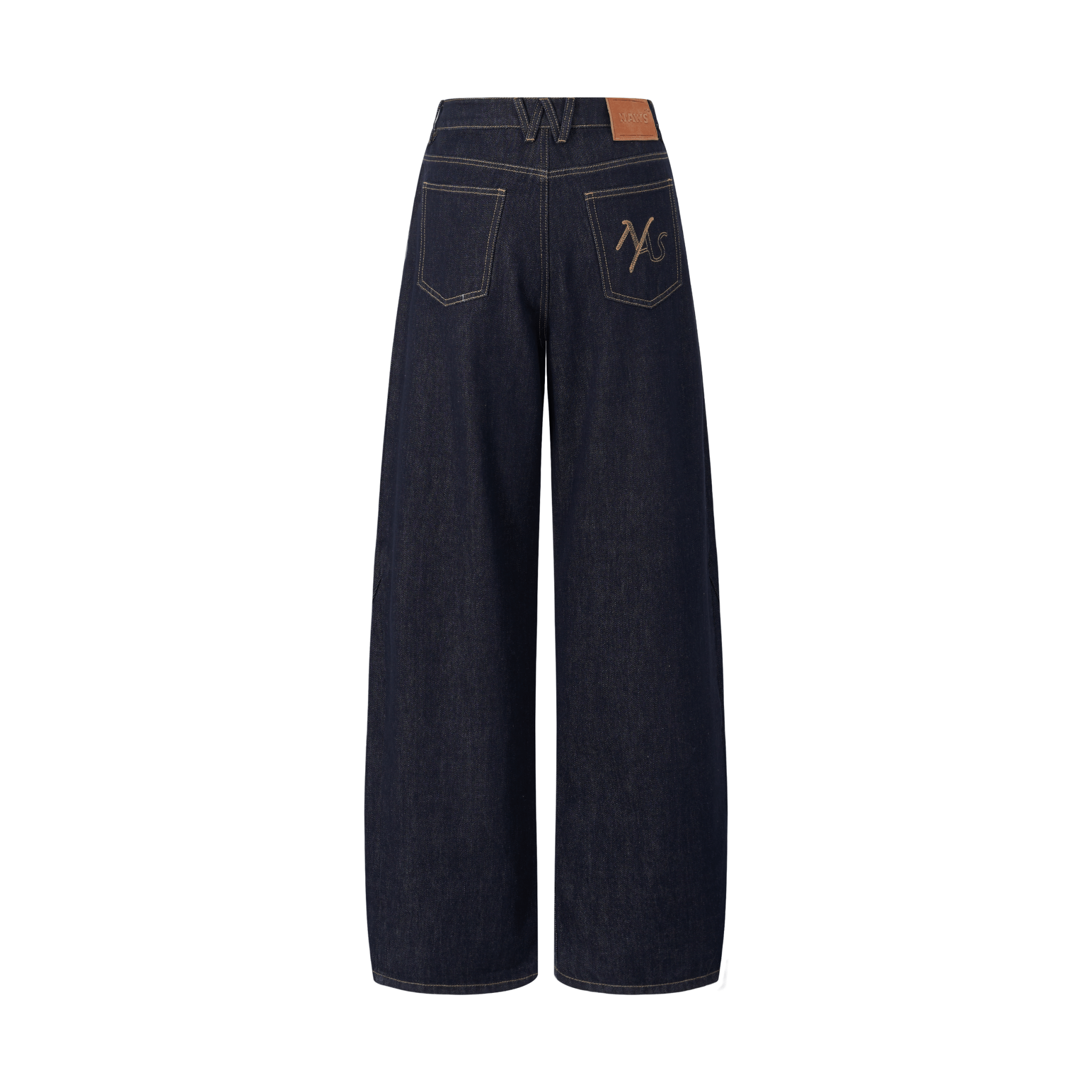 NAWS ＋5CM N3 Jeans in Raw Denim Blue | MADAX