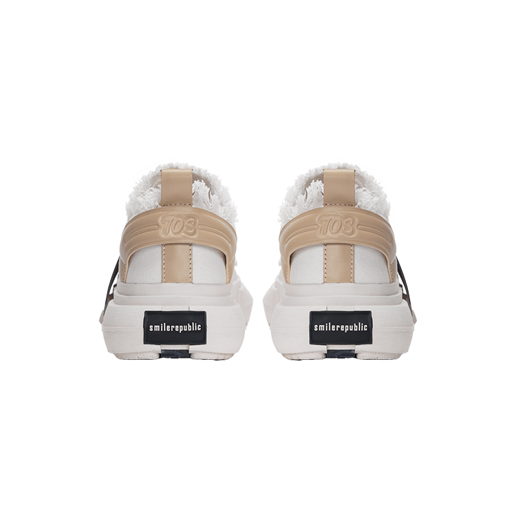 SMILEREPUBLIC 70s Classic Low - top Canvas Shoes in White | MADAX