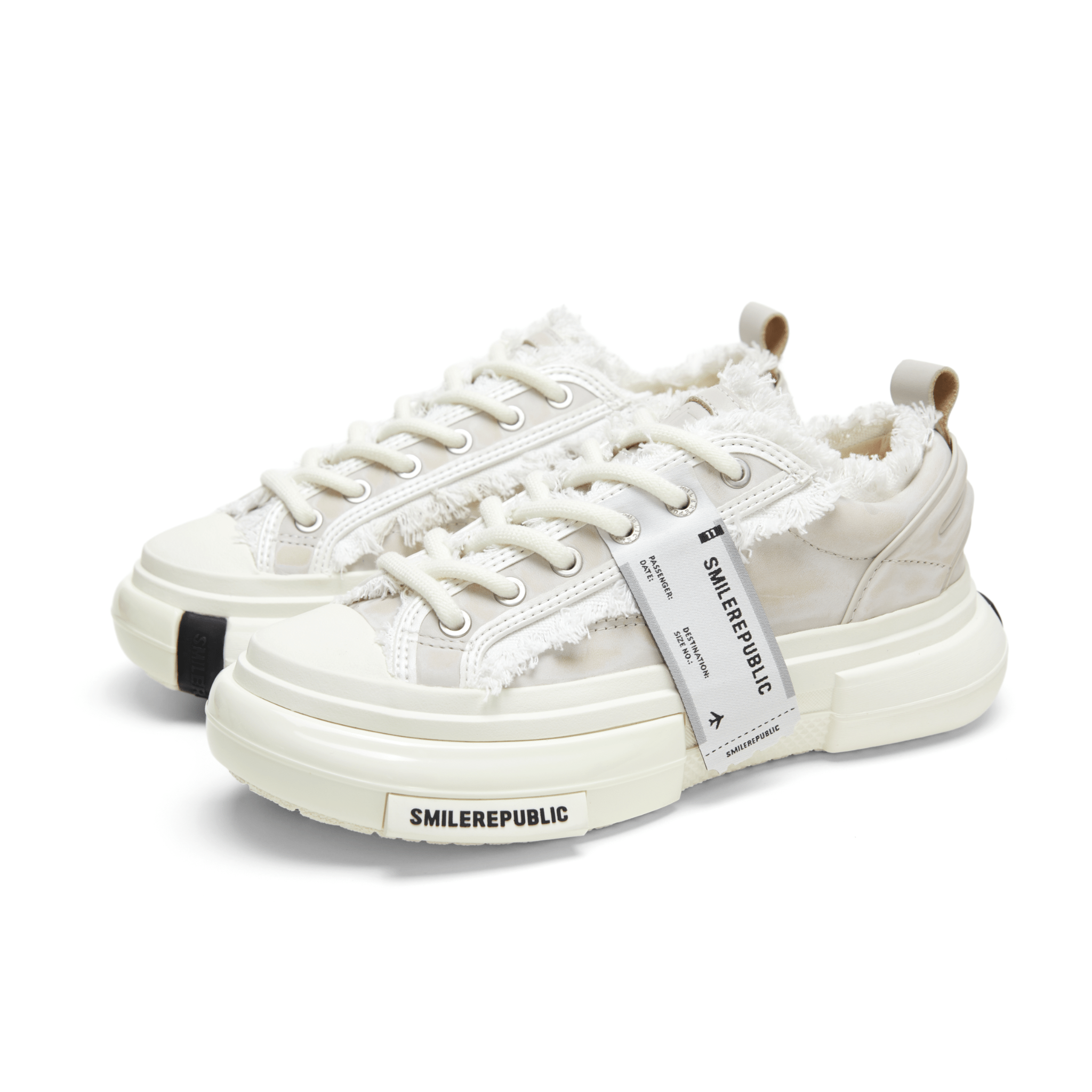 SMILEREPUBLIC 70s Volcanic Ash Low - top Platform Shoes | MADAX