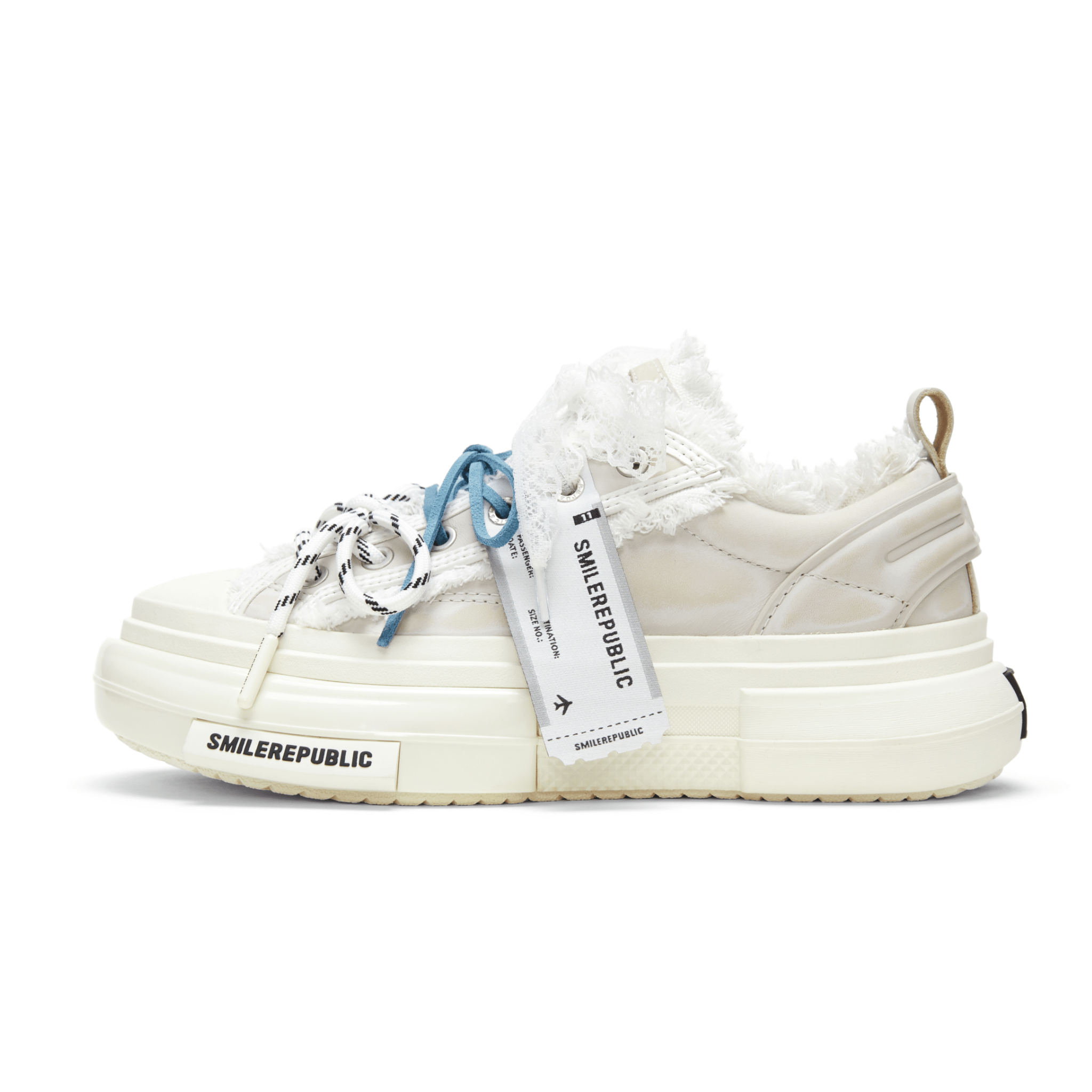 SMILEREPUBLIC 70s Volcanic Ash Low - top Platform Shoes | MADAX