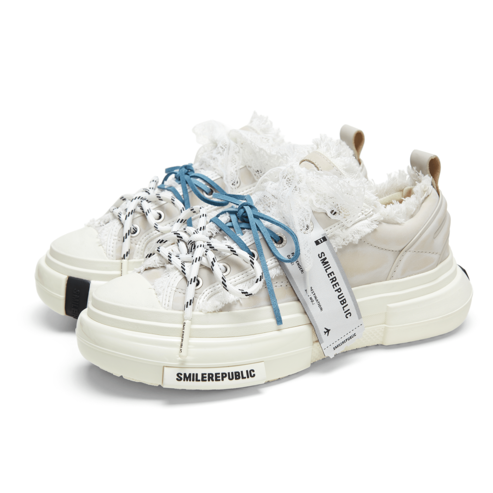 SMILEREPUBLIC 70s Volcanic Ash Low - top Platform Shoes | MADAX