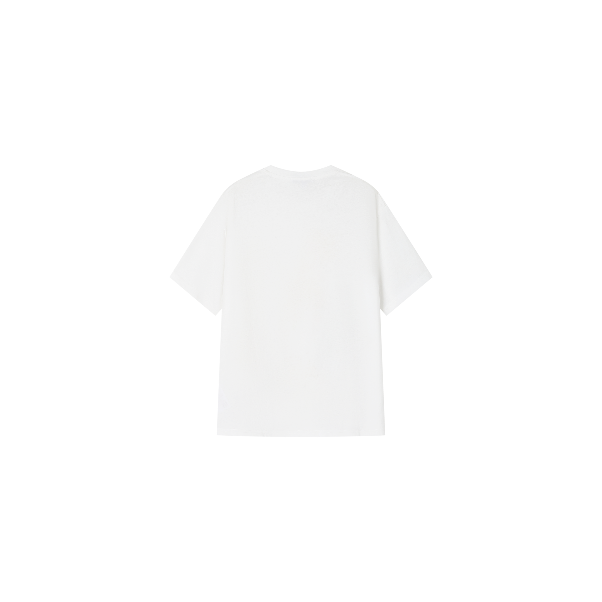 Colorful Starfruit Casual Short-Sleeve T-Shirt in White