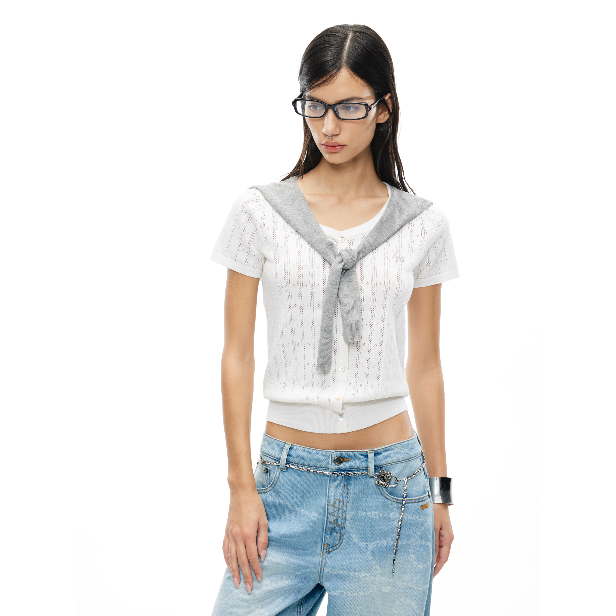 Duro Wrap Tee in White