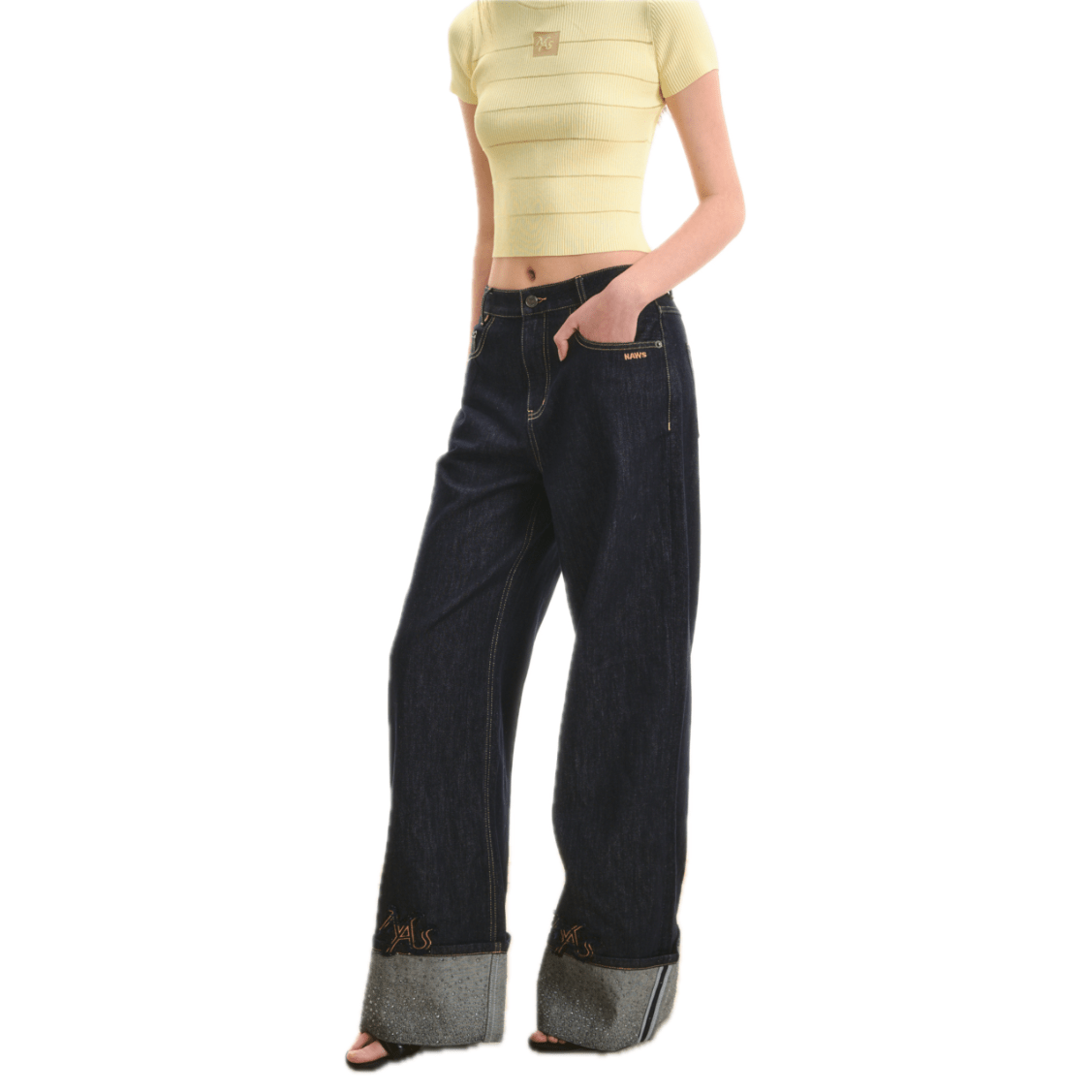 NAWS 9 Carat Straight Jeans in Original Blue | MADAX