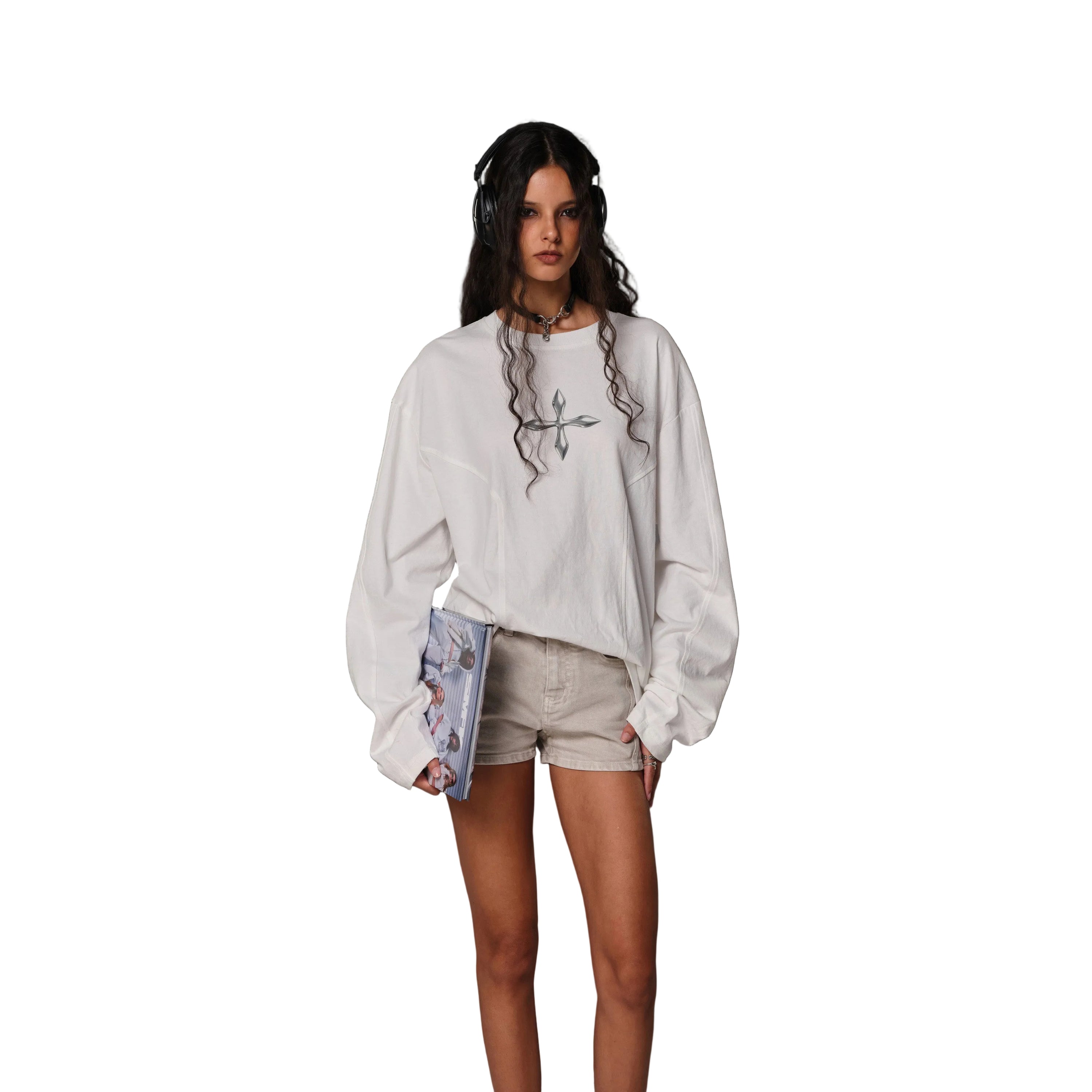Future Reflection Pullover In Cloud White