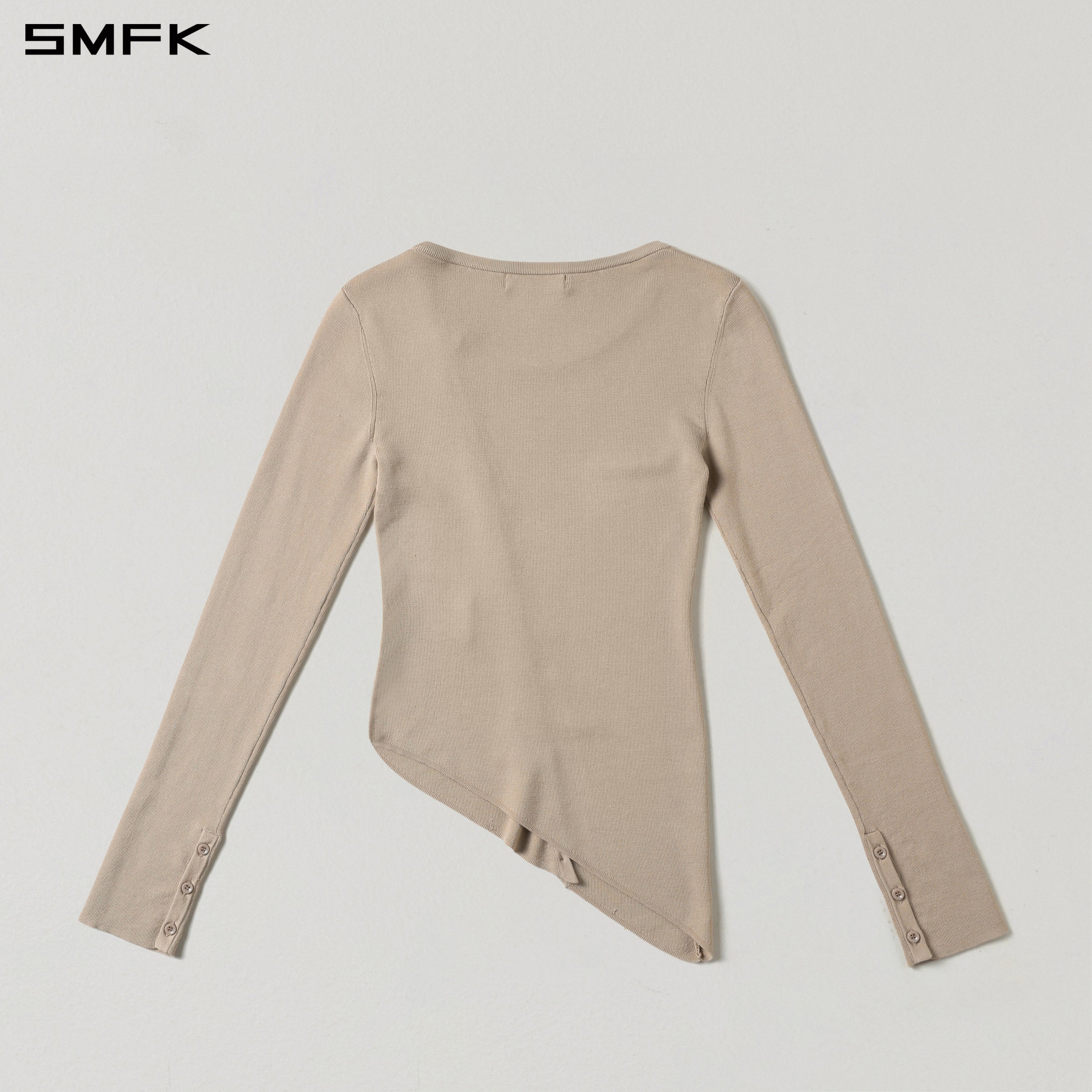 Spiral Knit Cardigan in Skin Tone