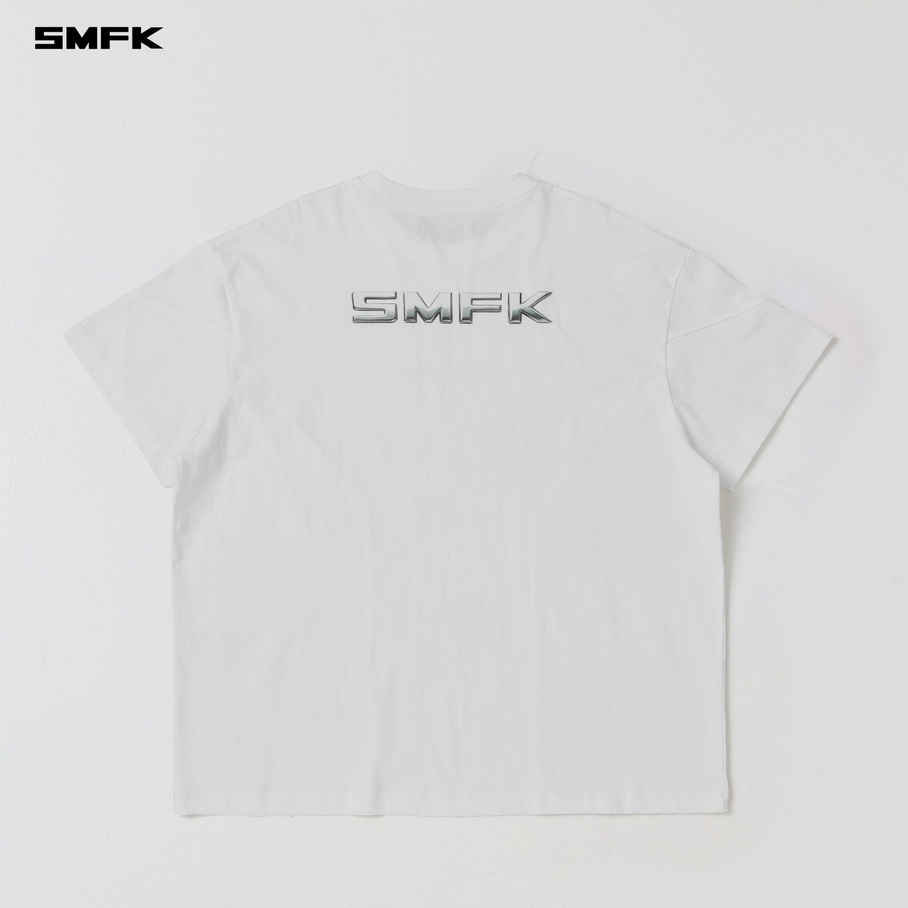 Future Reflection Loose Tee In Cloud White