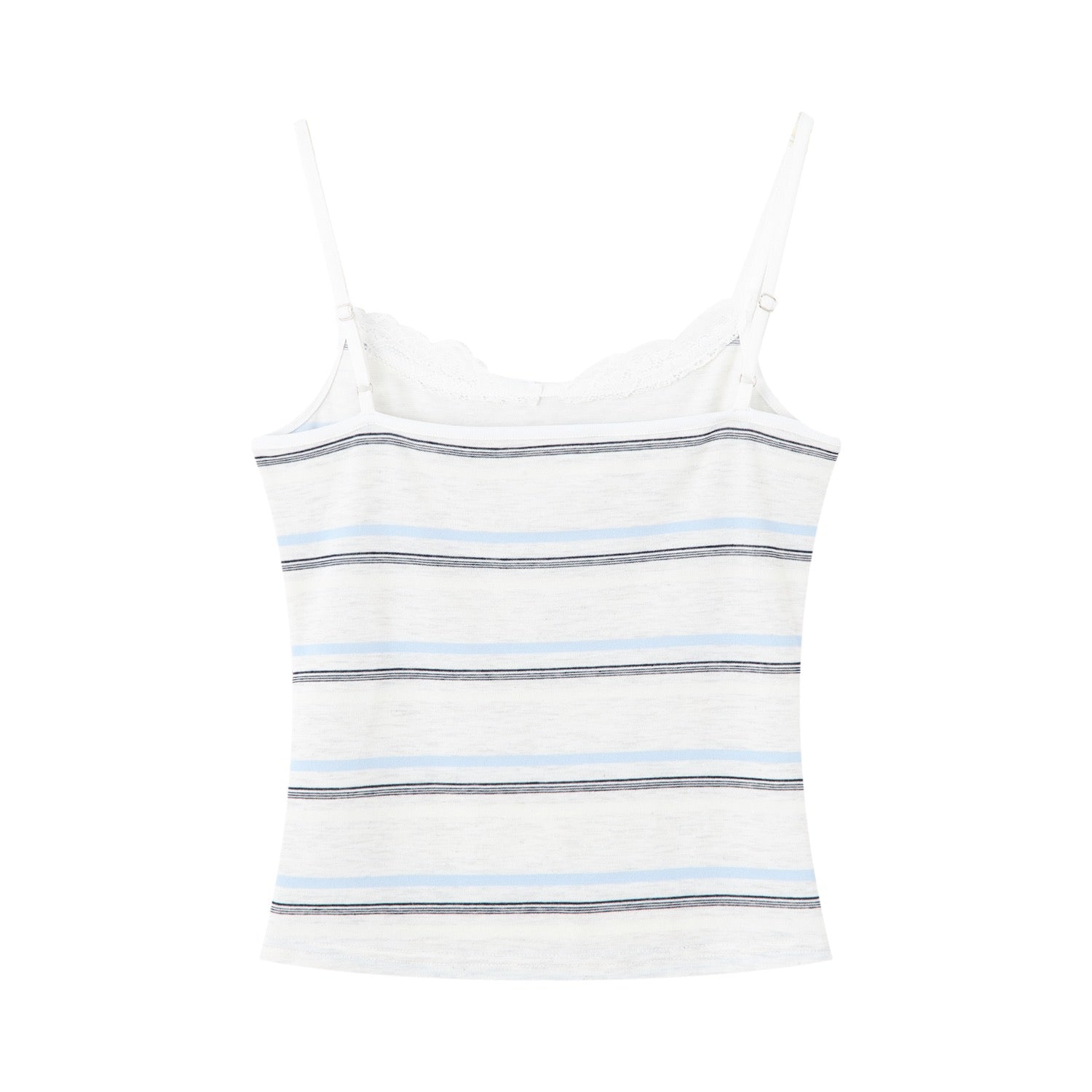 베이지와 그레이 스트라이프 패턴의 편안한 핏 스트라이프 가디건 투피스 세트