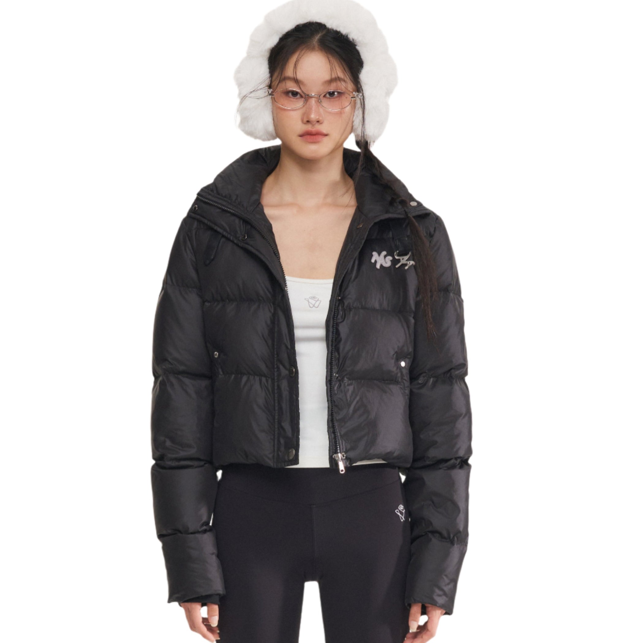 Black Cloud Down  Puff Jacket