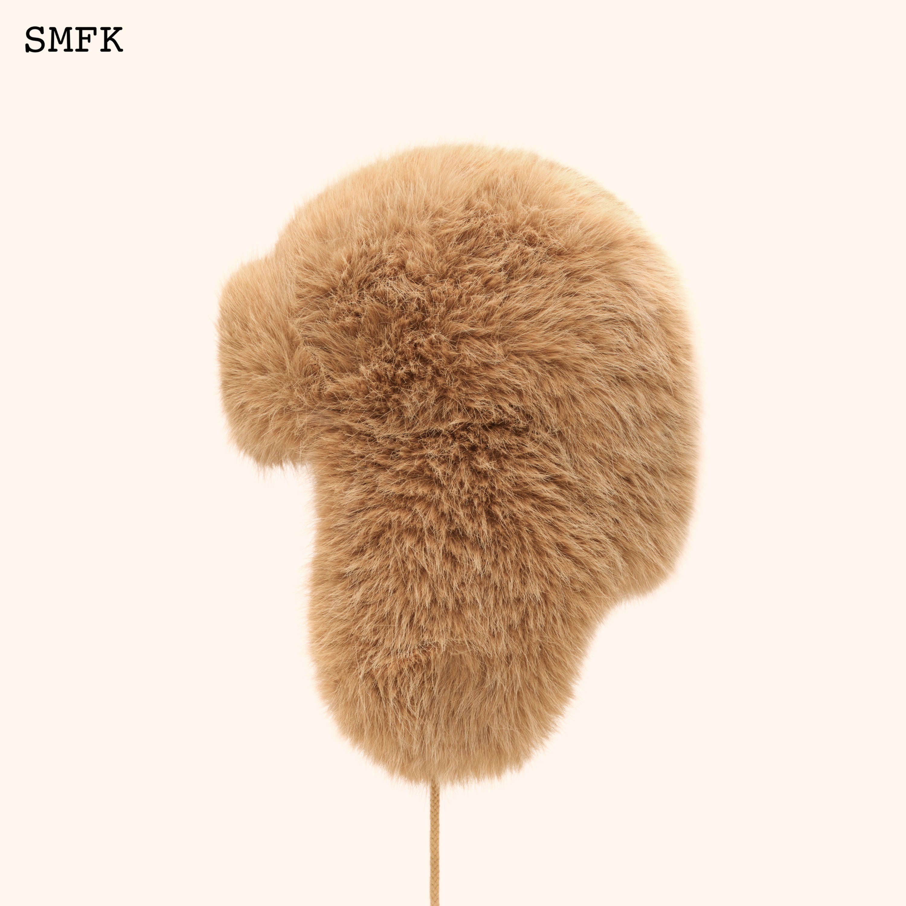 Compass Cross Winter Faux Fur Hat In Wheat