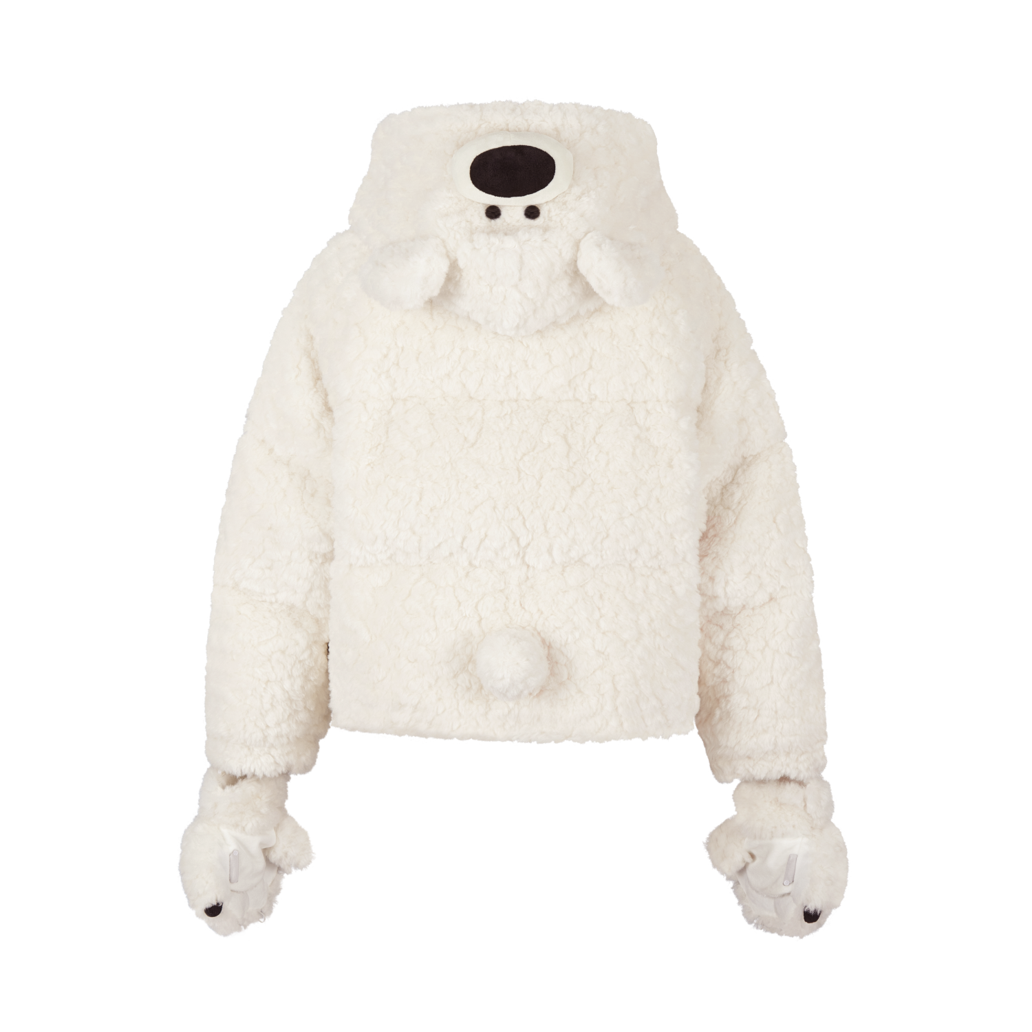 Bear Costume Down Jacket In White