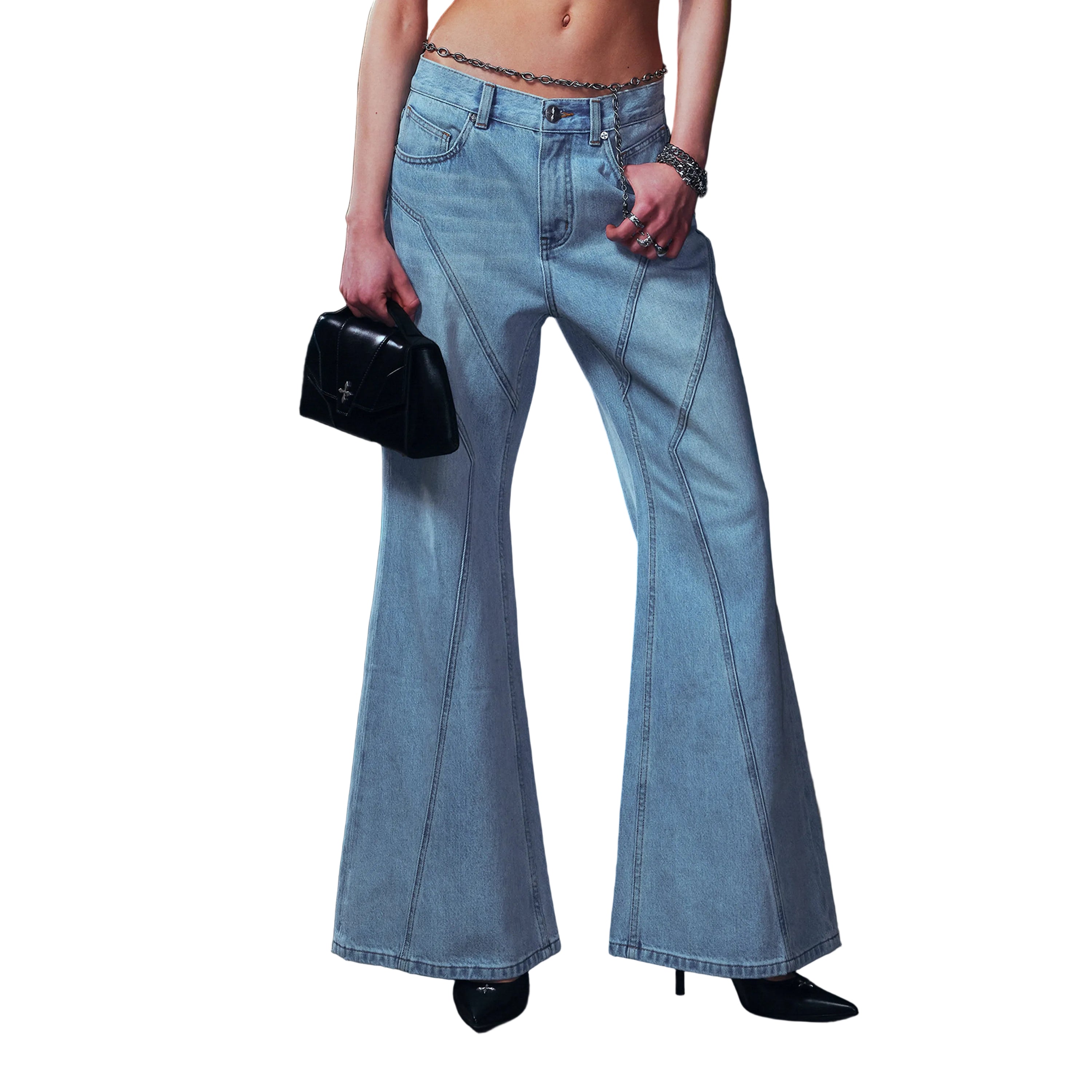 Wild Mirage Hurricane Denim Pants In Wild Sky Blue